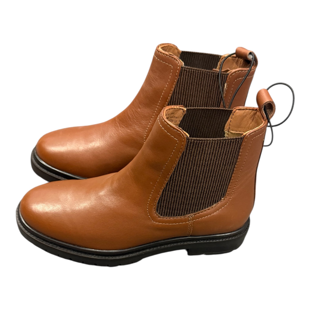 George brown leather ankle boots