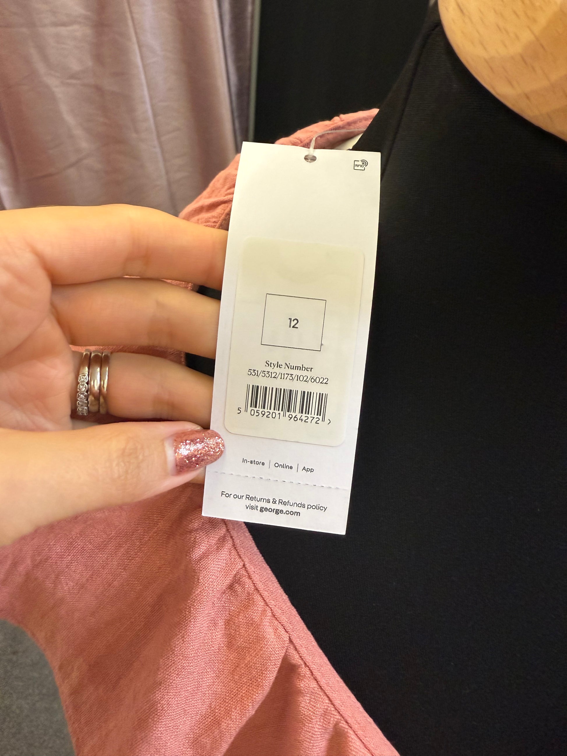 George sleeveless frill top