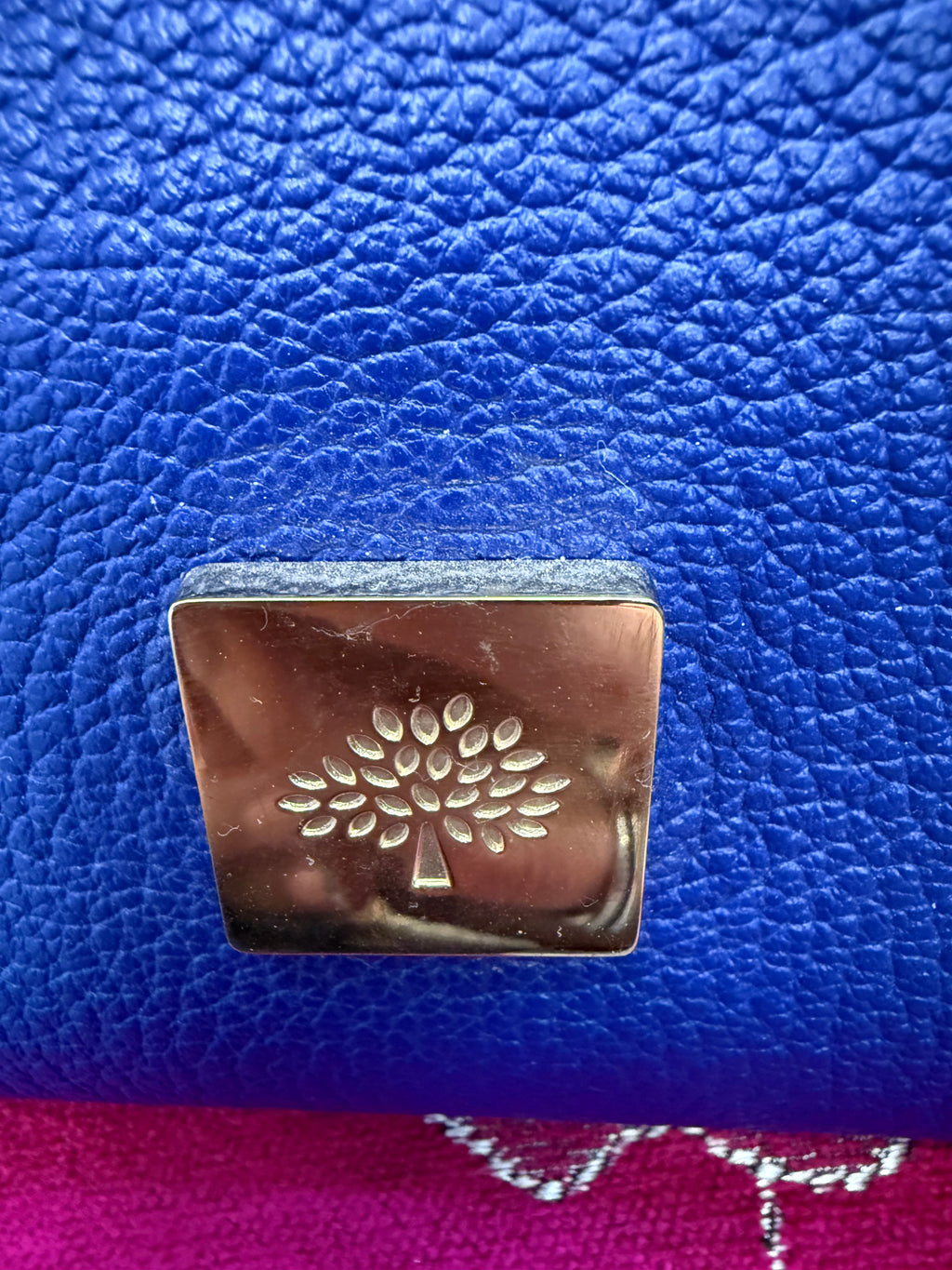 Mulberry Freya blue handbag