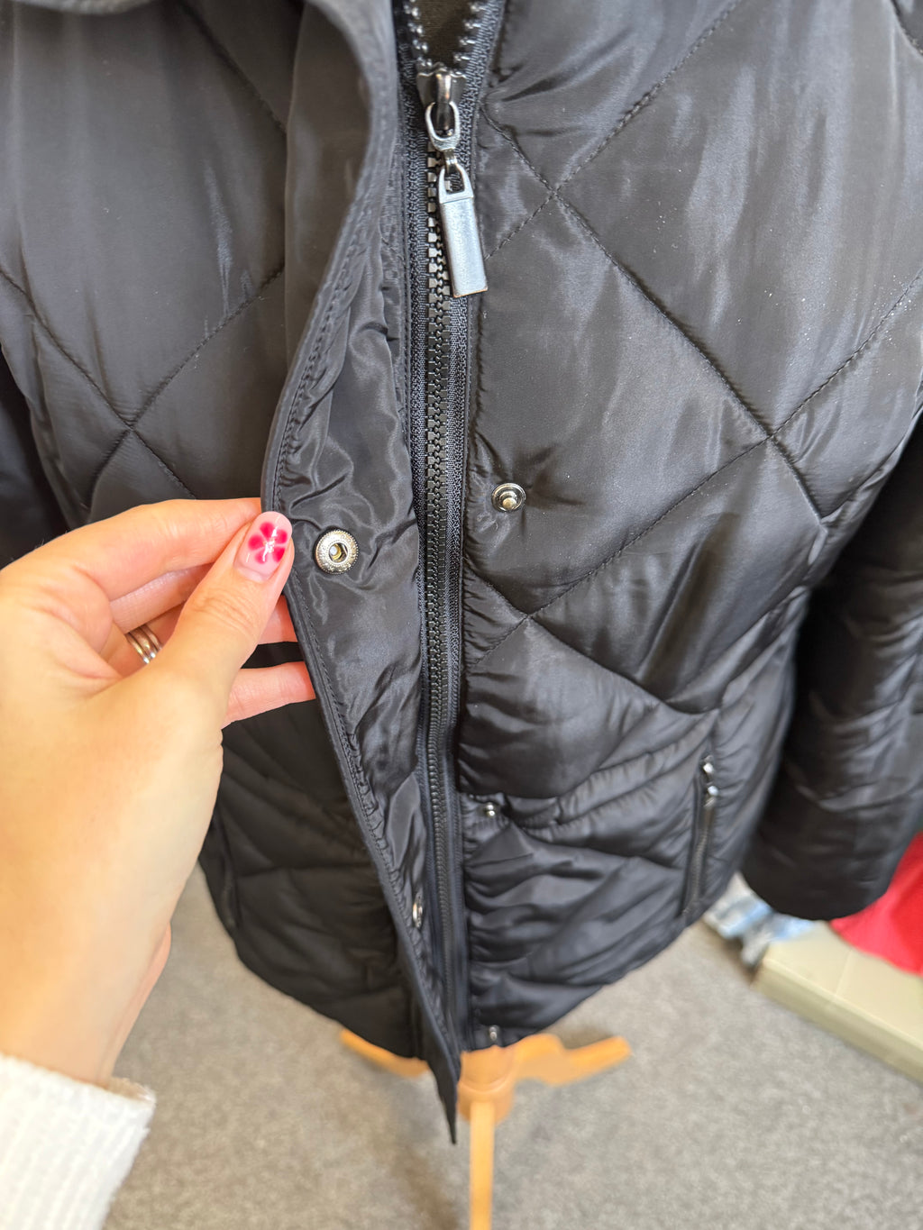 M&S black padded jacket