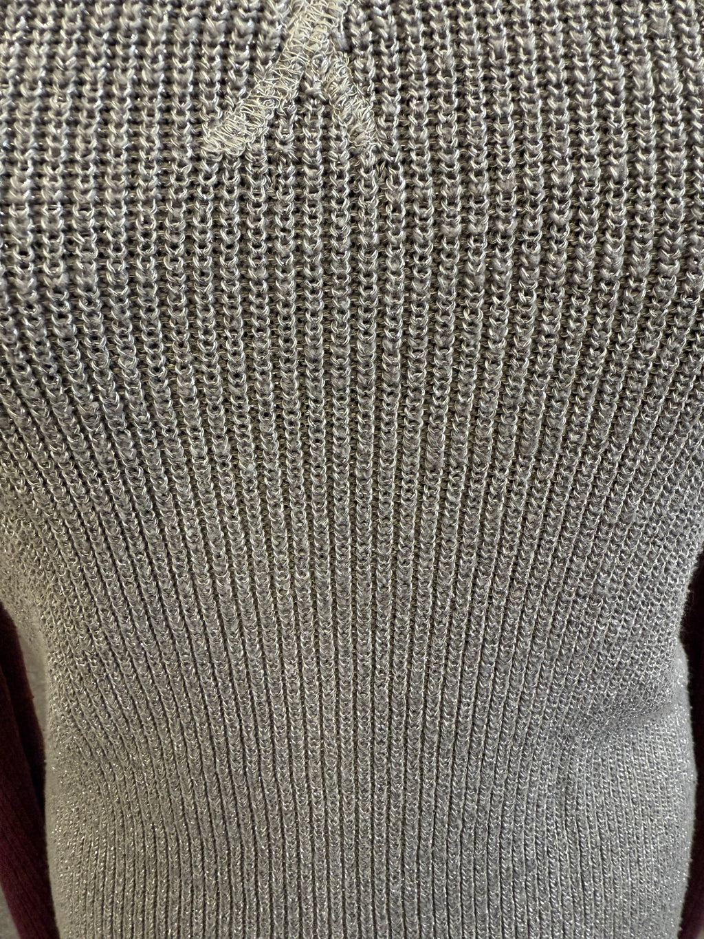 Superdry silver glitter jumper