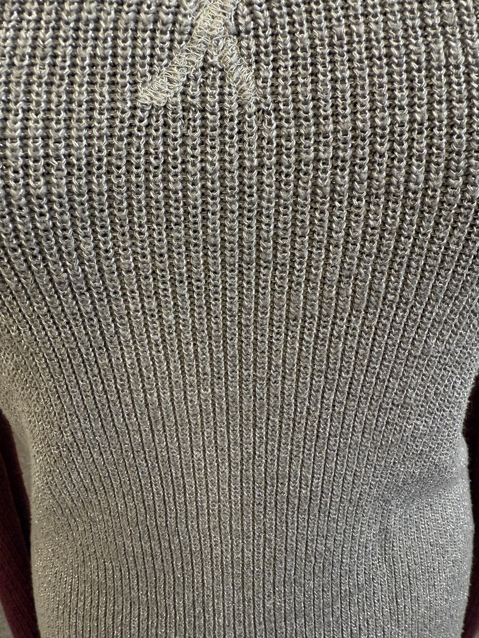 Superdry silver glitter jumper