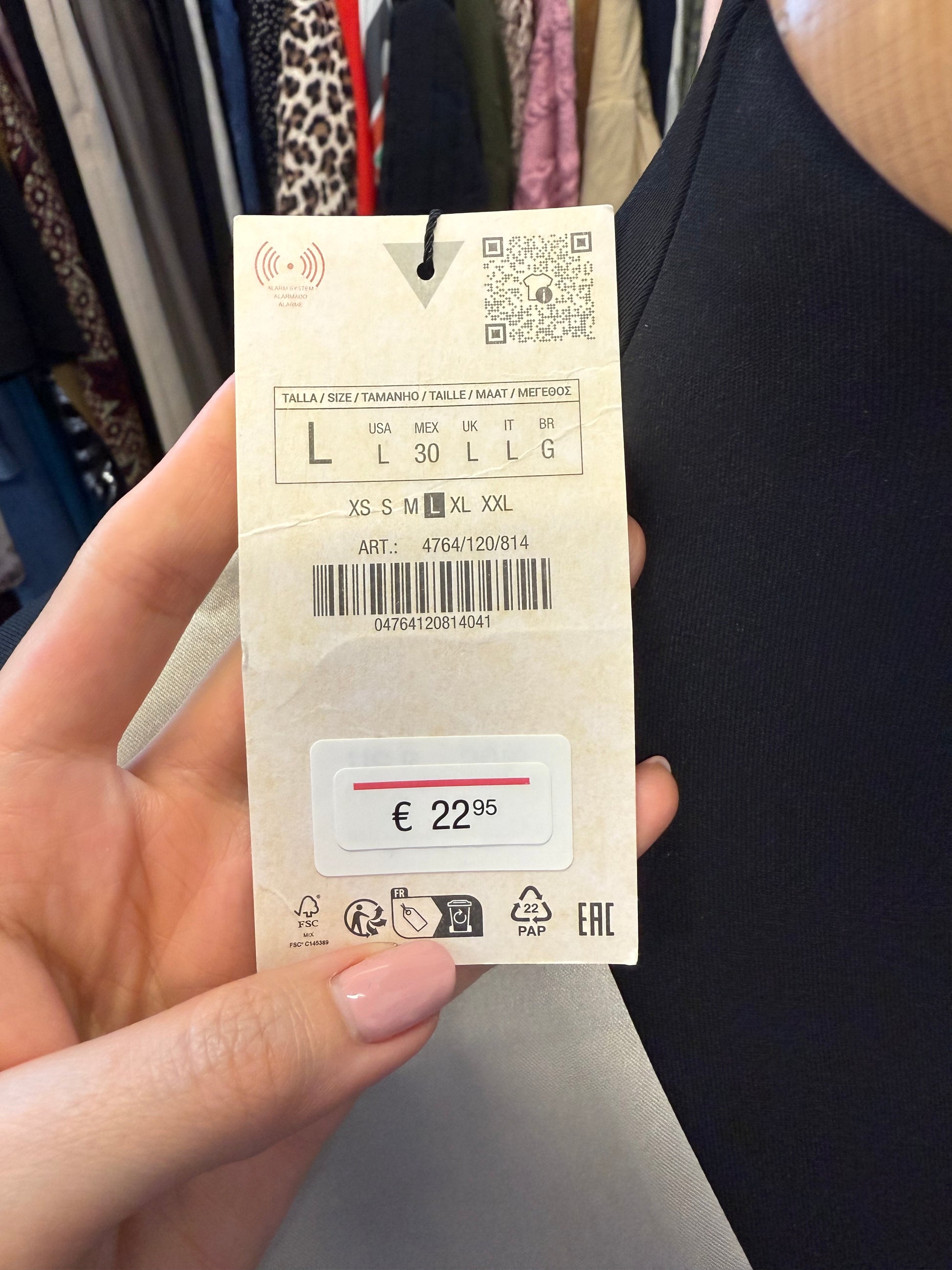 Zara gold hook and eye fasten top