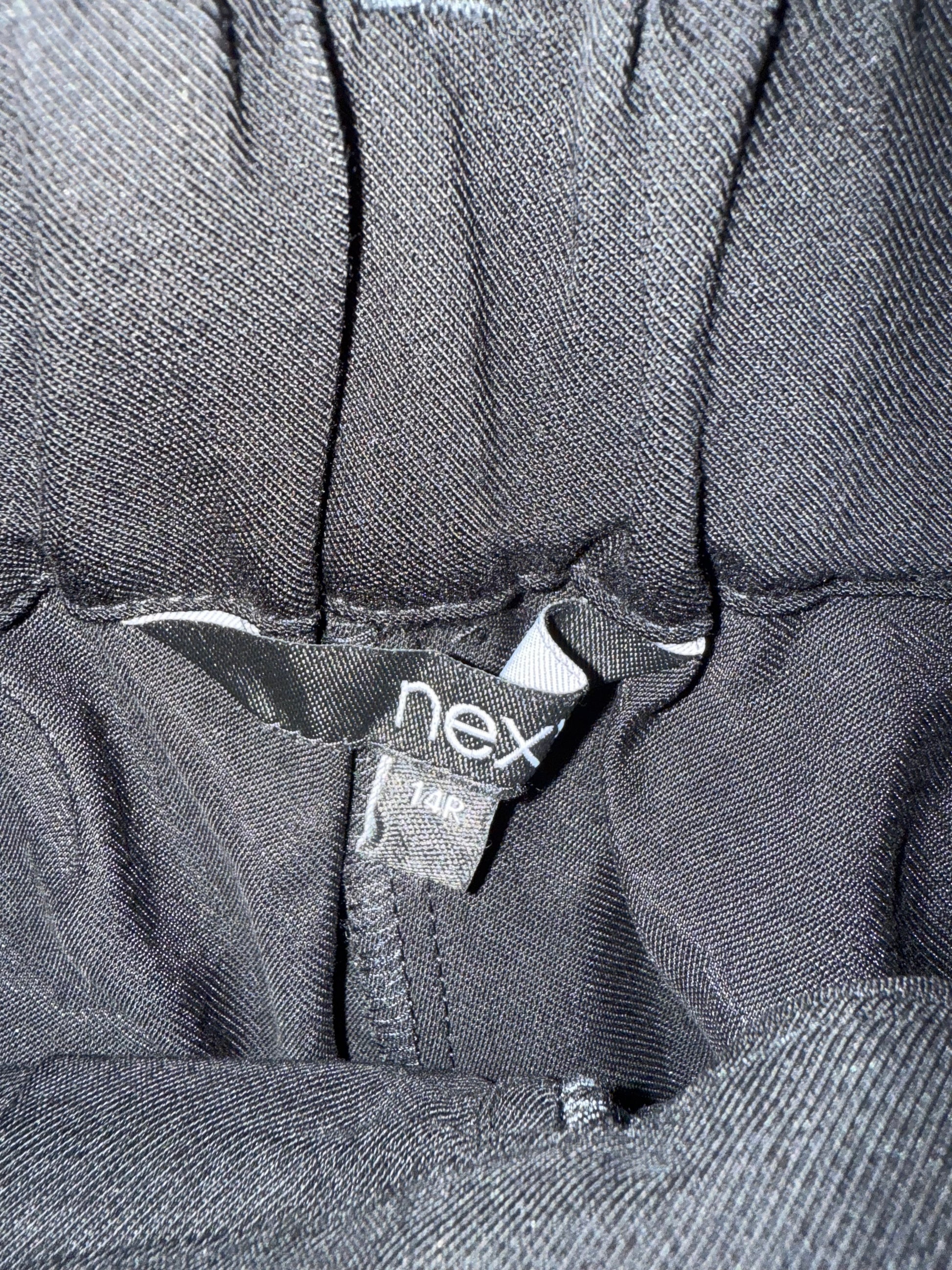 Next black wide leg cargos