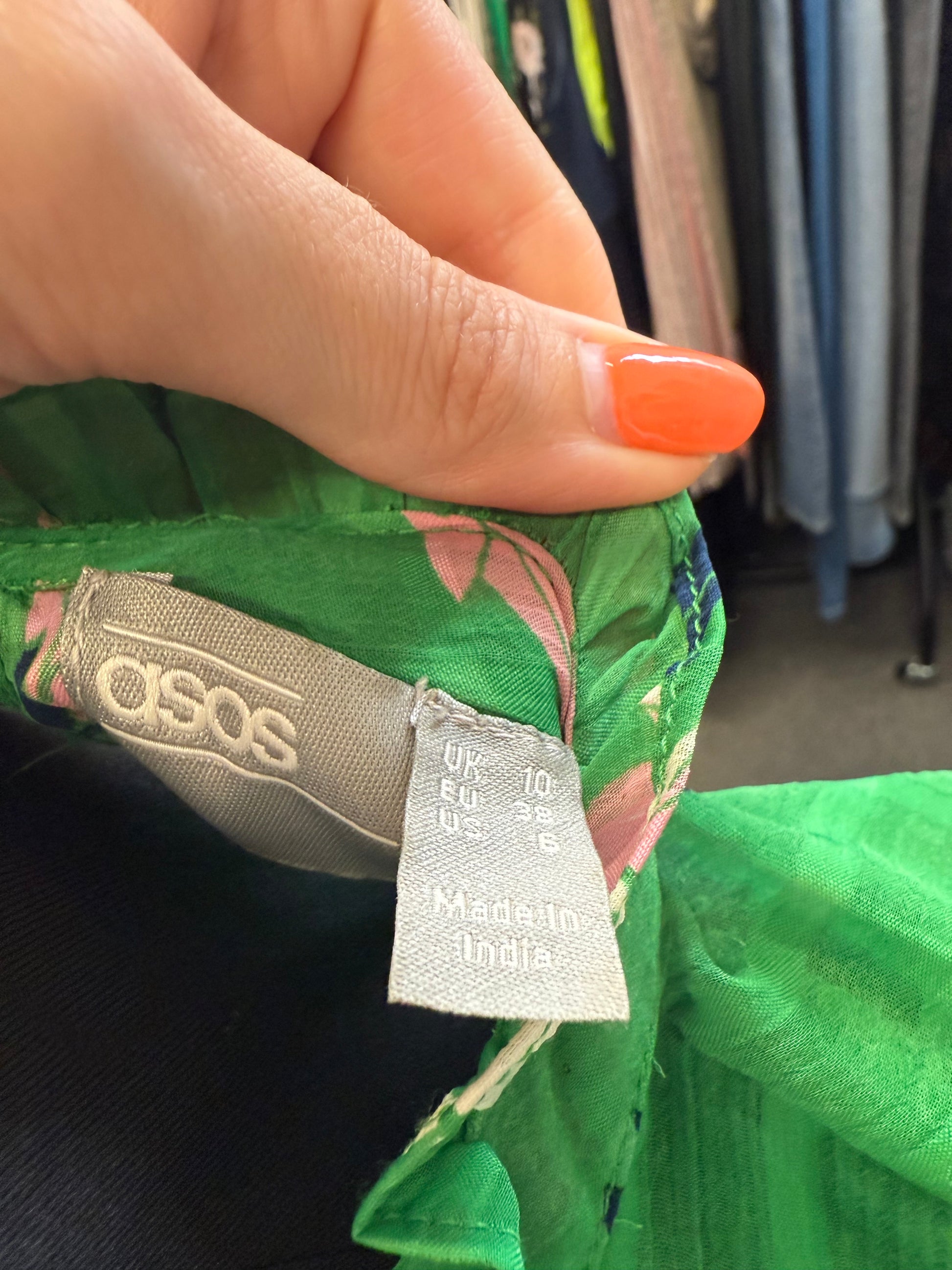 ASOS high neck open back long sleeved mini dress with underslip