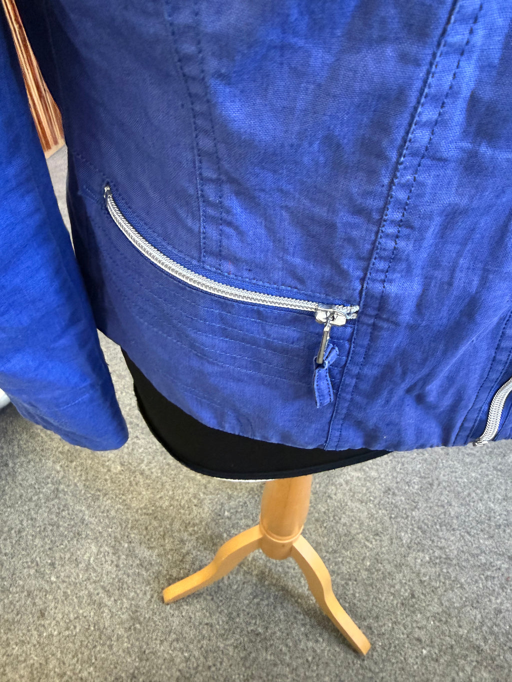 Oscar B blue lightweight jacket