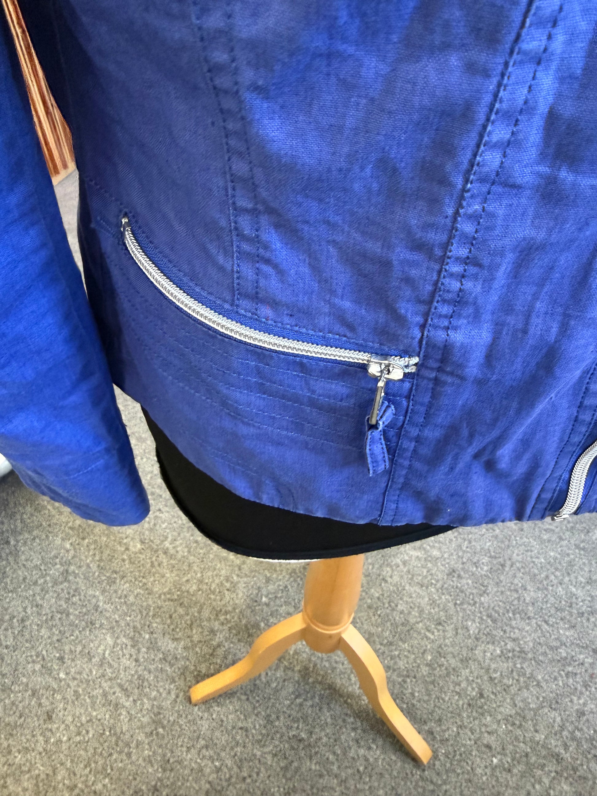Oscar B blue lightweight jacket