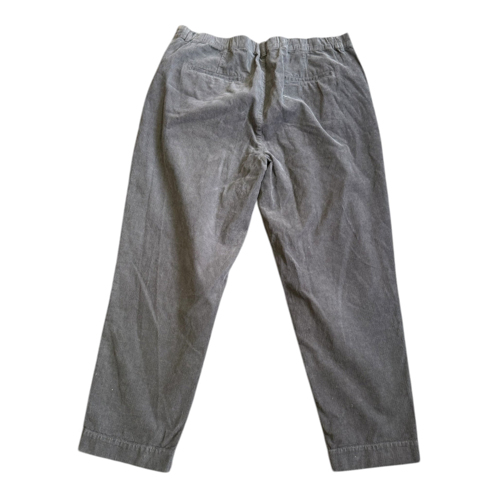 Seasalt grey cord tapered trousers