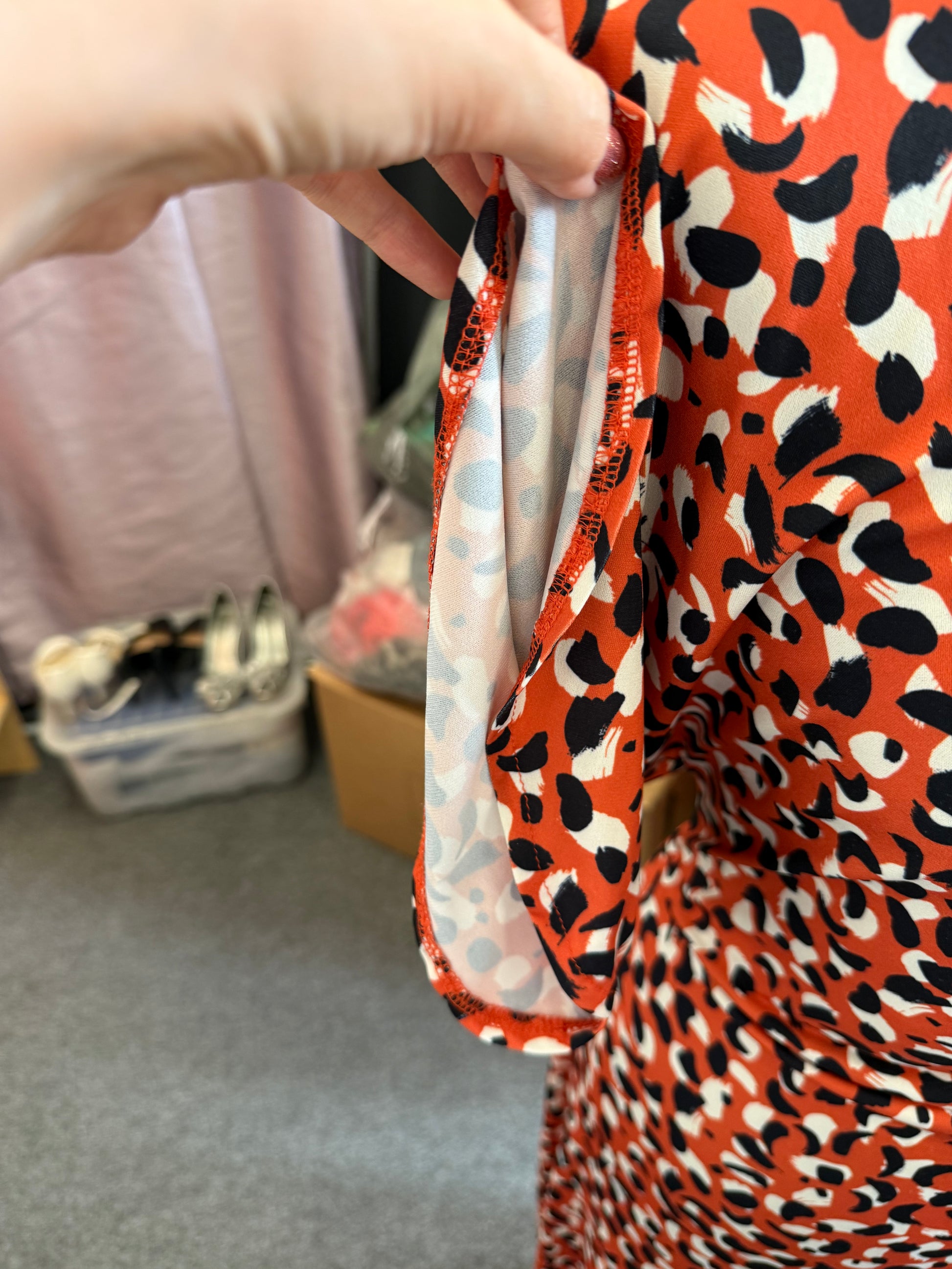 Lipsy knot middle midi dress