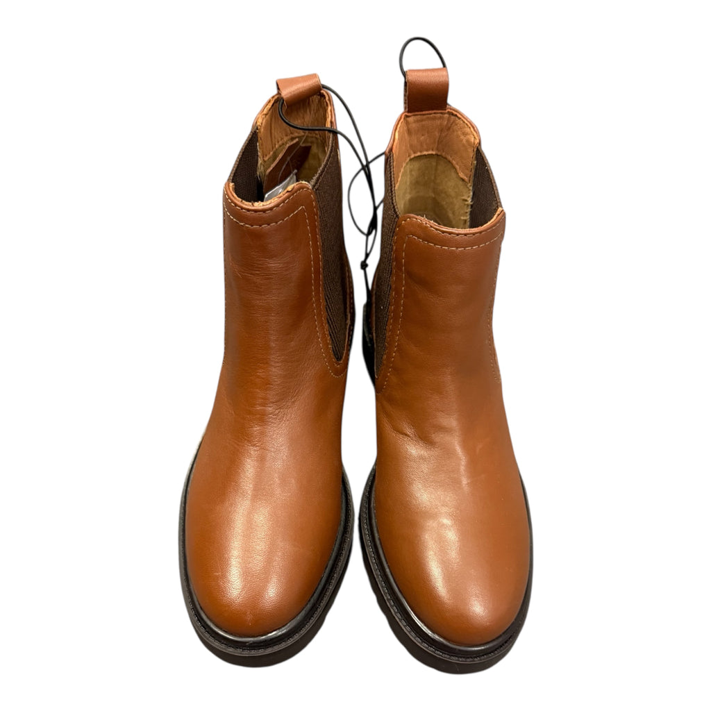 George brown leather ankle boots