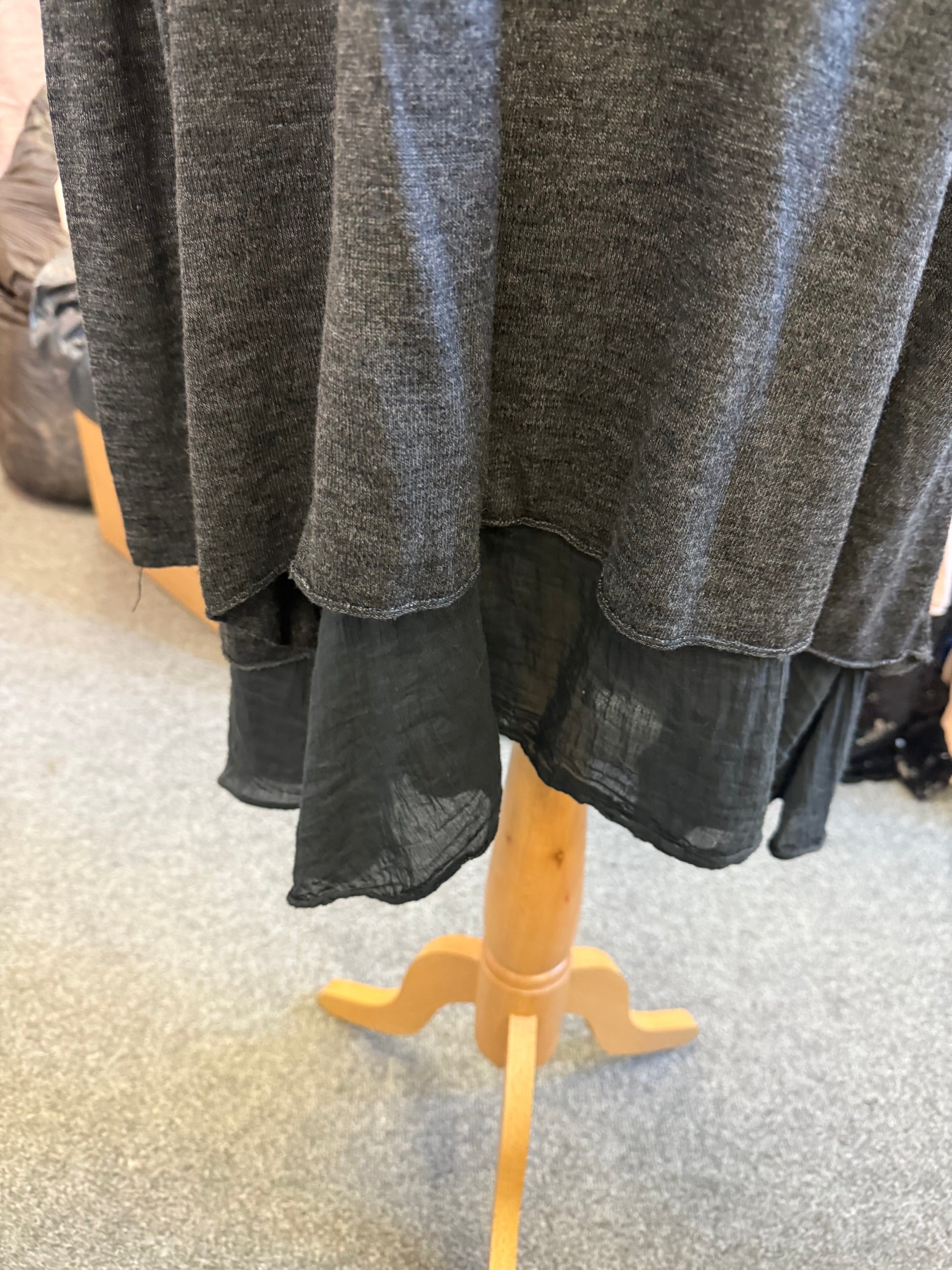 Dark grey oversize jumper