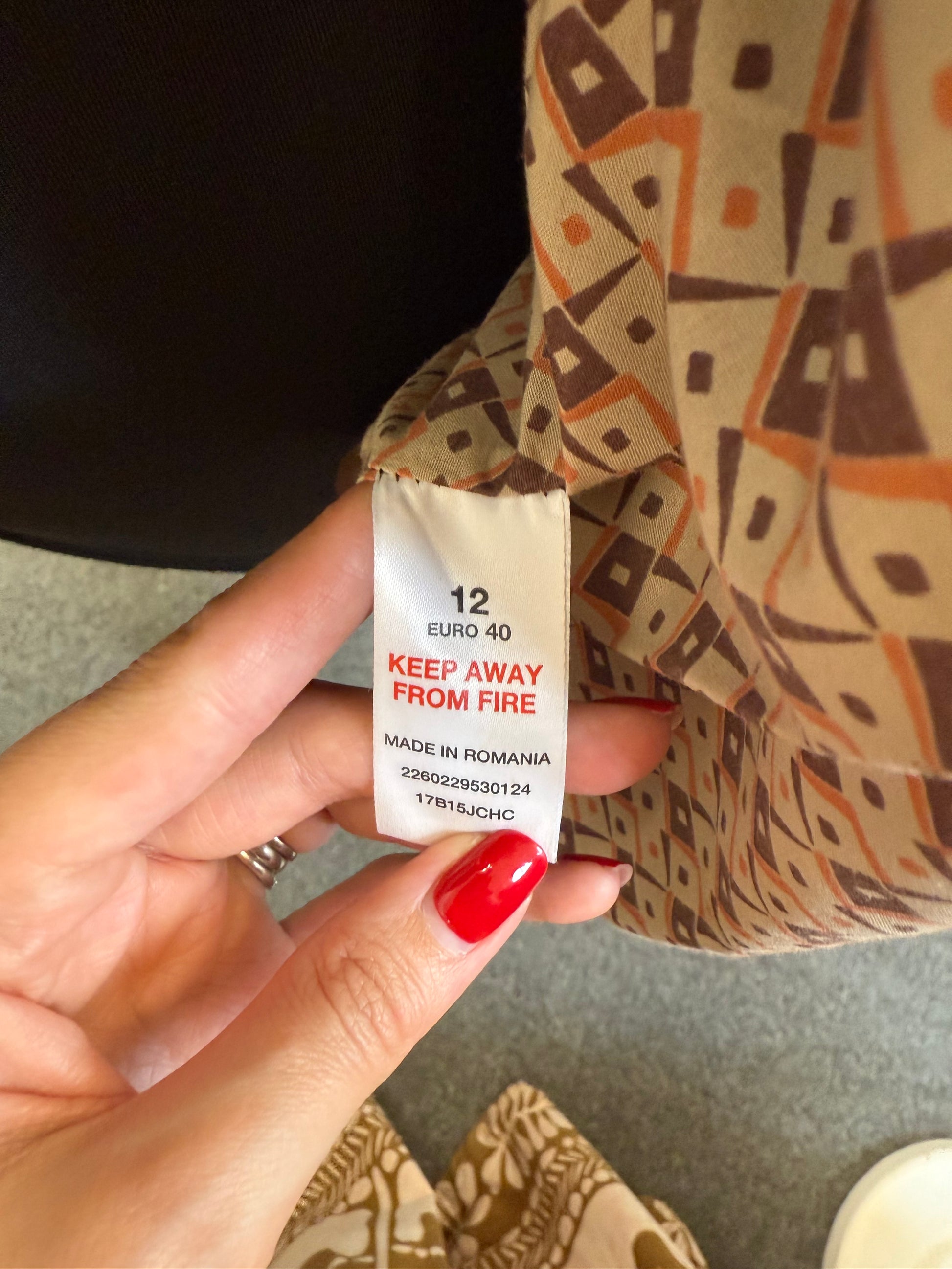 Topshop vintage fitted brown blazer