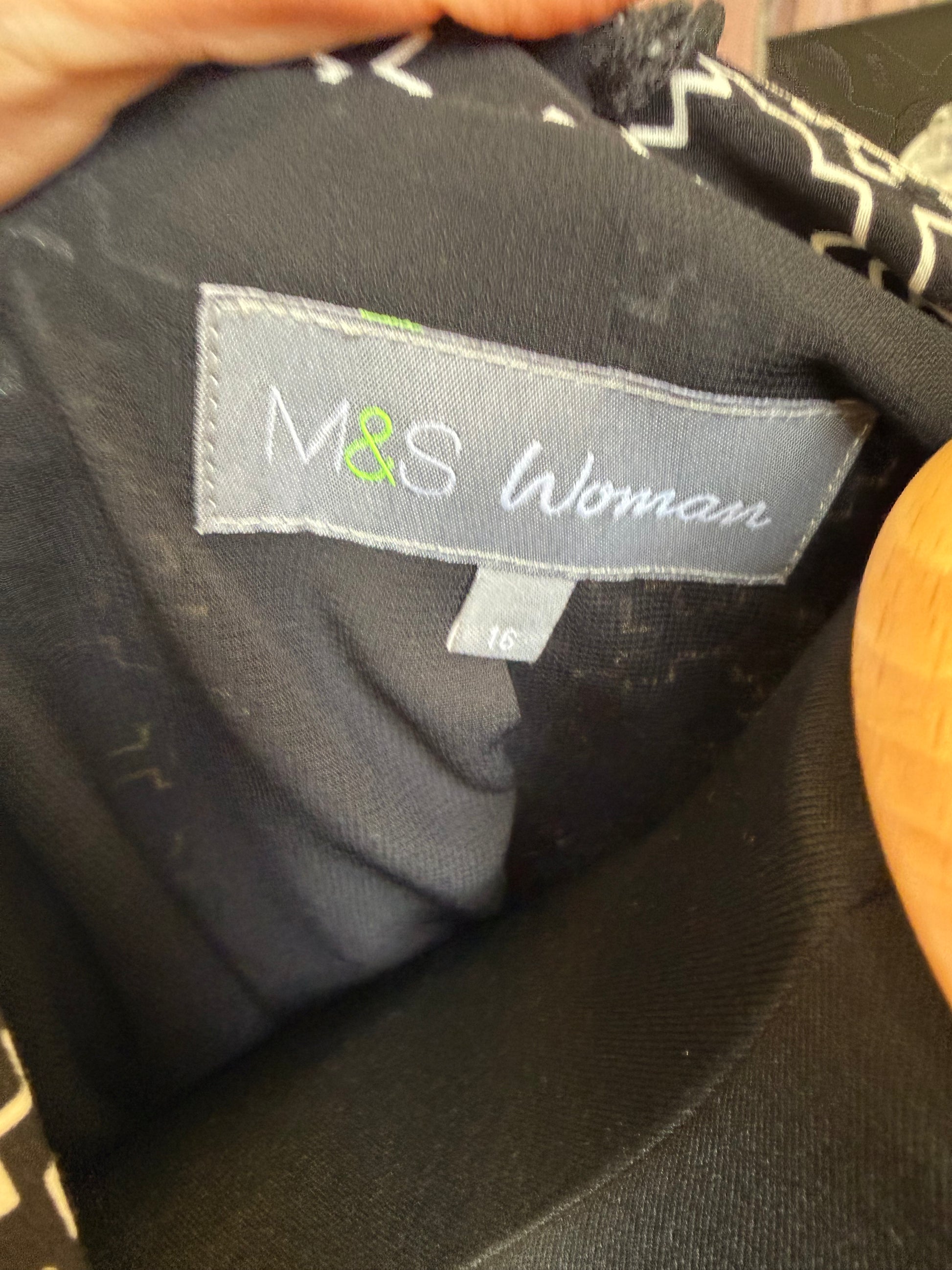M&S collarless jacket