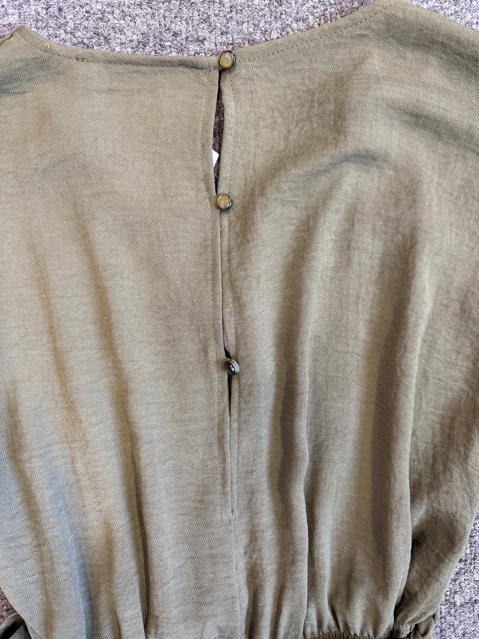 George khaki wide leg jumpsuit