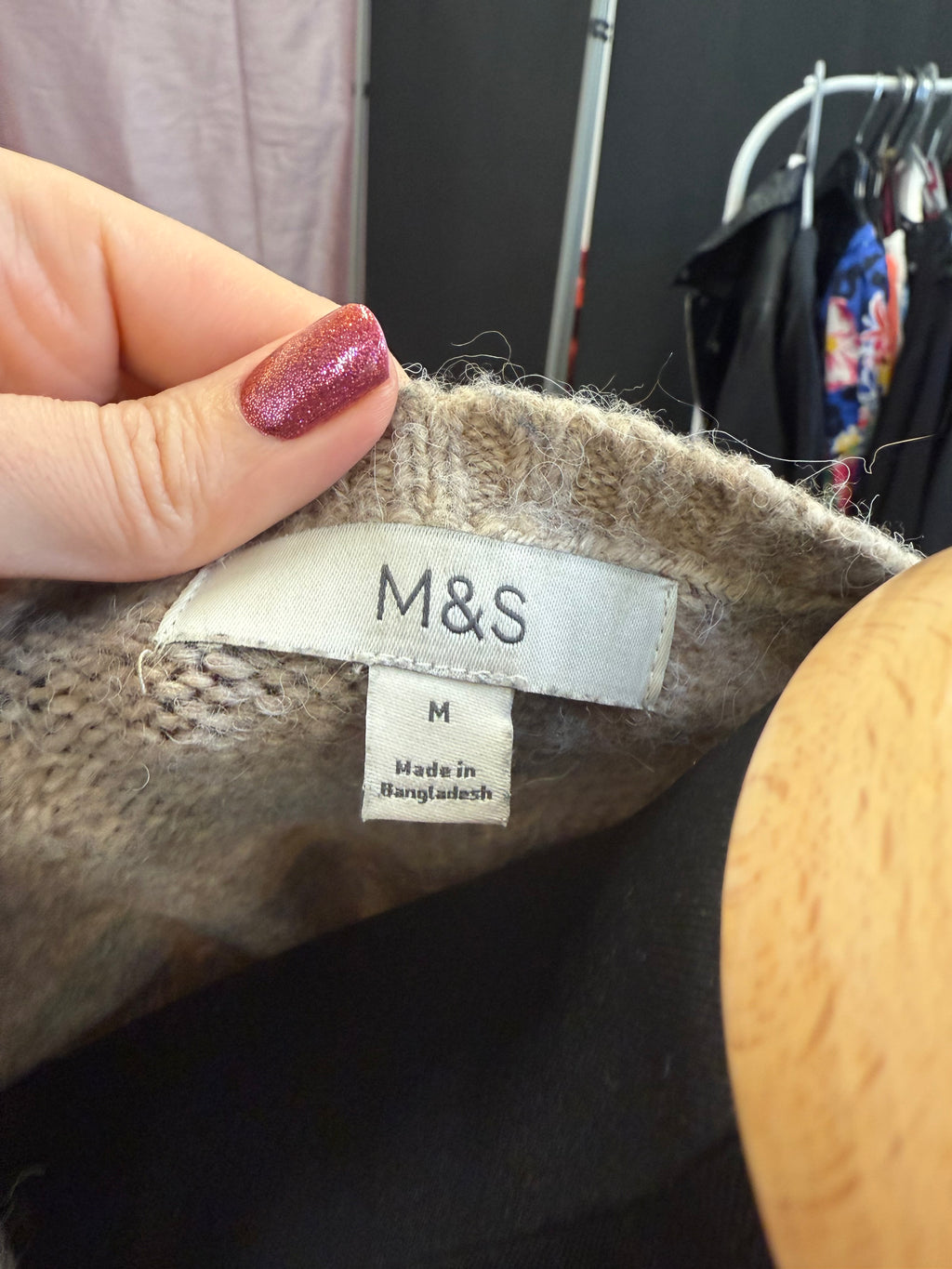 M&S animal print jumper