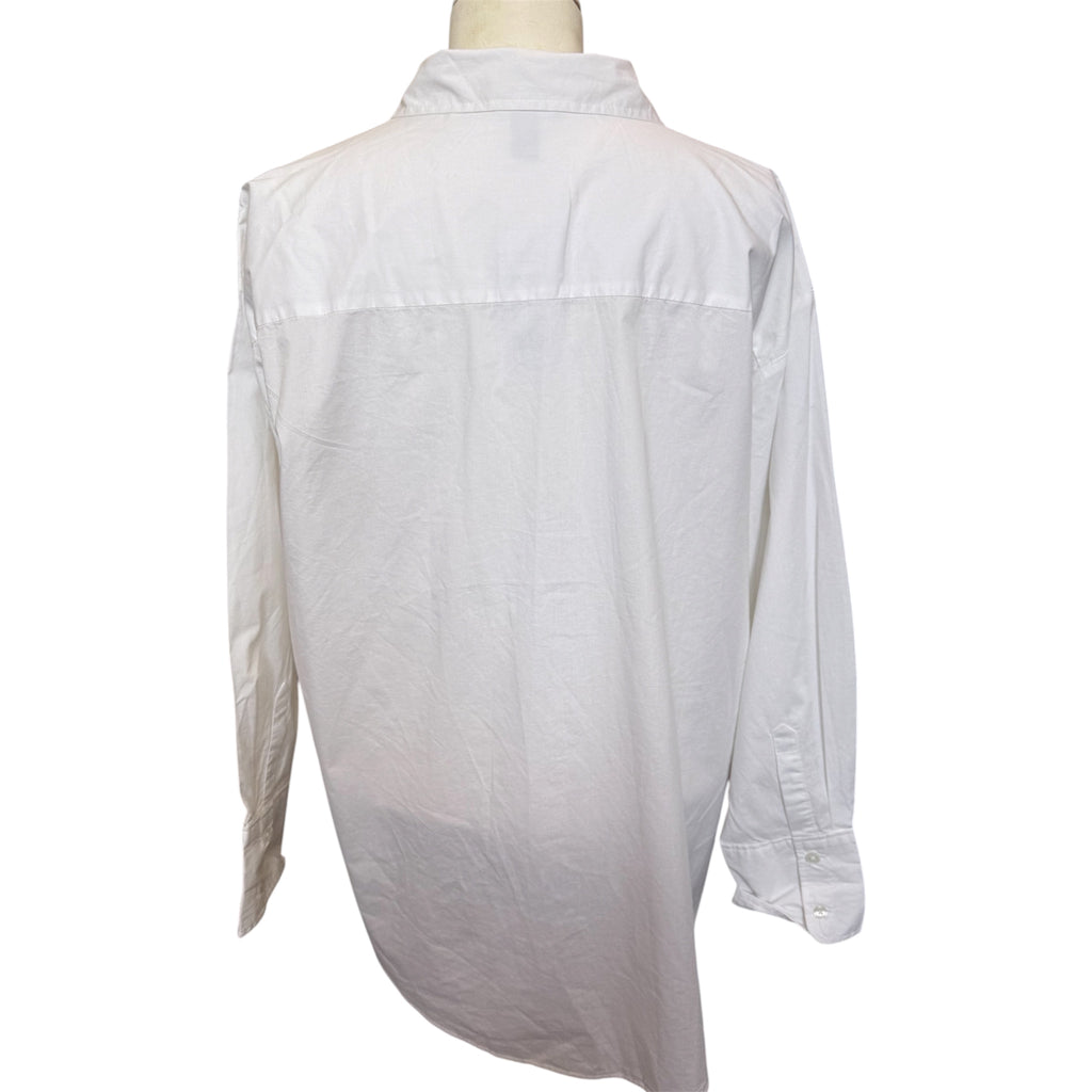 New Look white oversize shirt