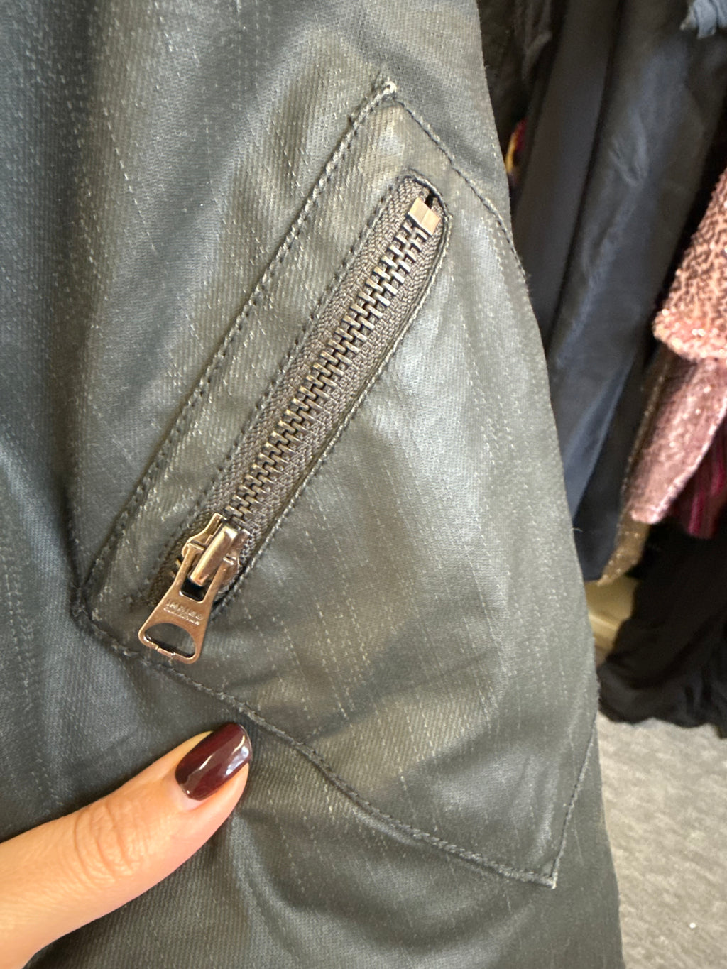 Marks & Spencer fur collared jacket