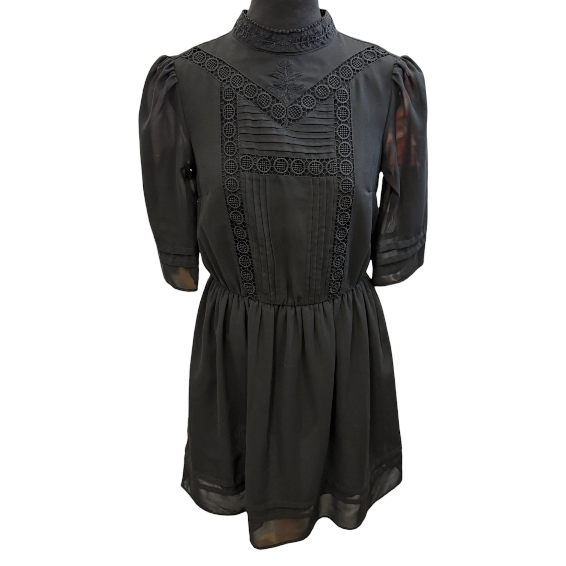 Oasis high neck lined dress