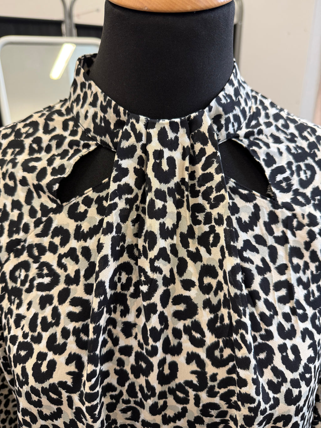 Dorothy Perkins animal print long sleeved blouse