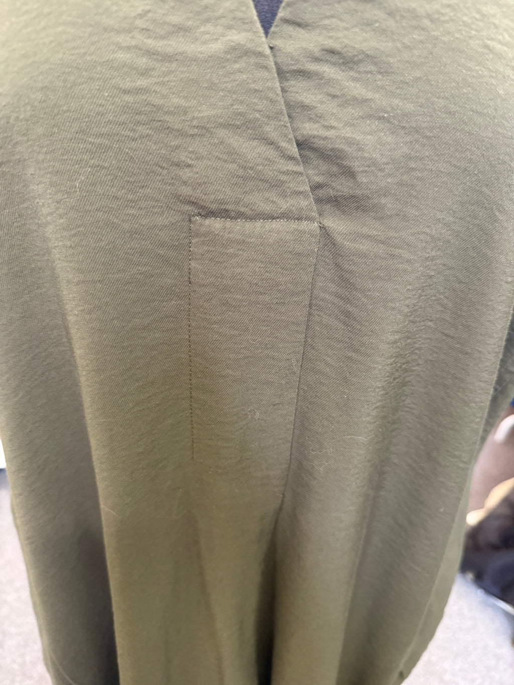 Whistles khaki oversize dress with pockets