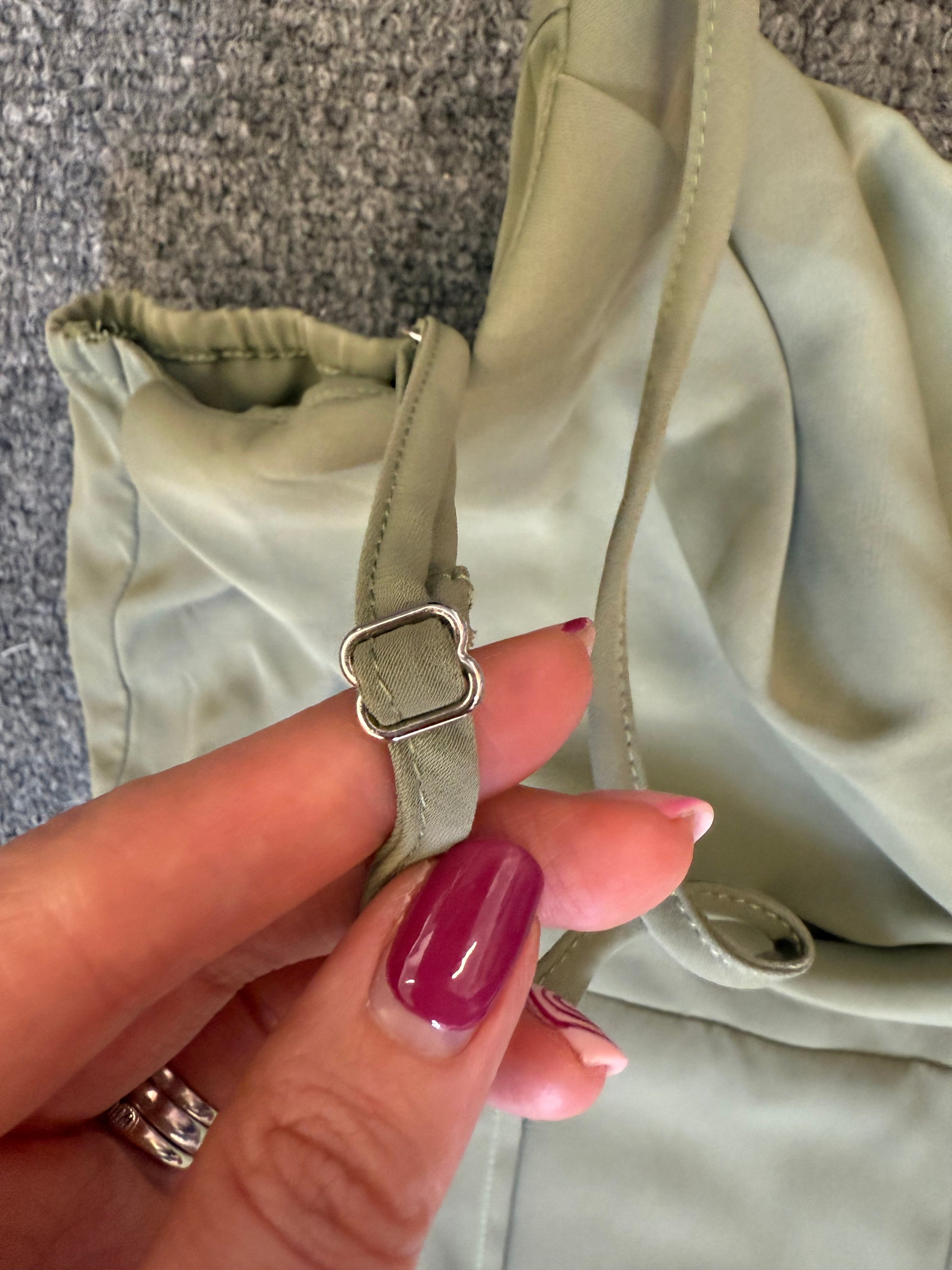 Cider khaki strappy wide leg jumpsuit (brand new with tags)