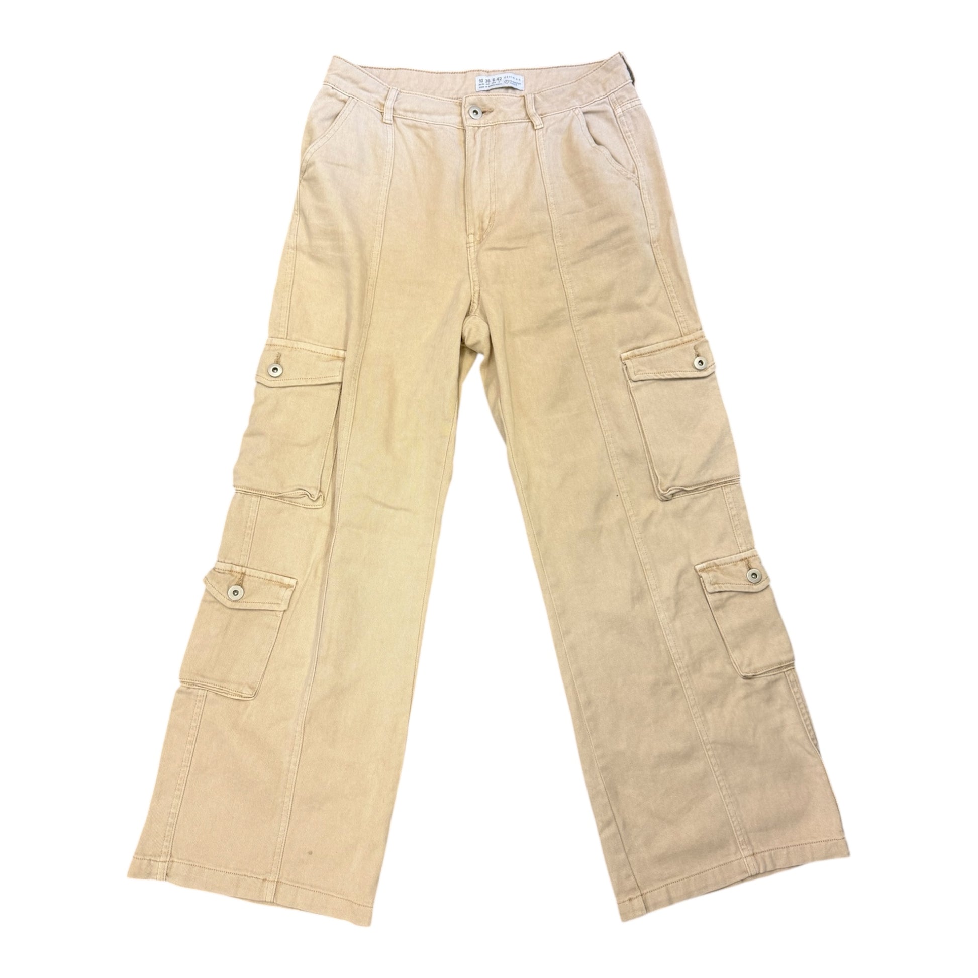 Primark beige wide leg cargos