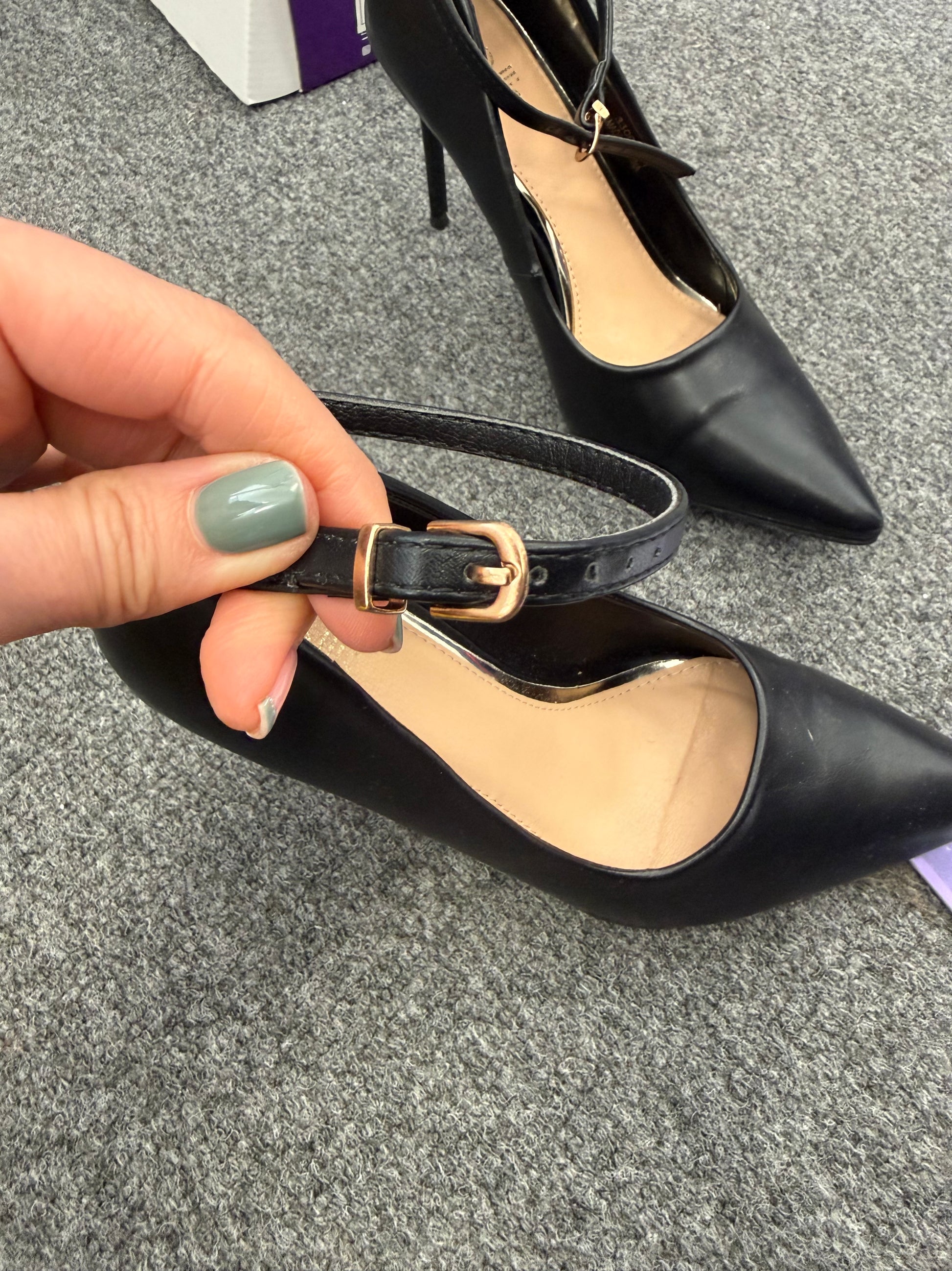 Wallis ankle strap stilettos