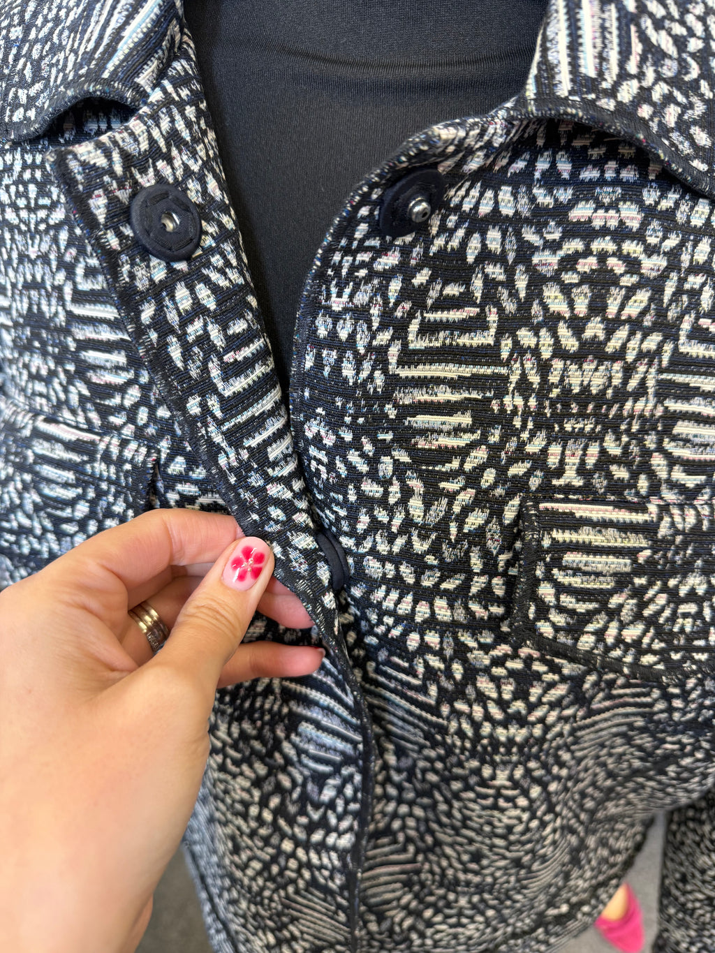 Per Una jacquard jacket