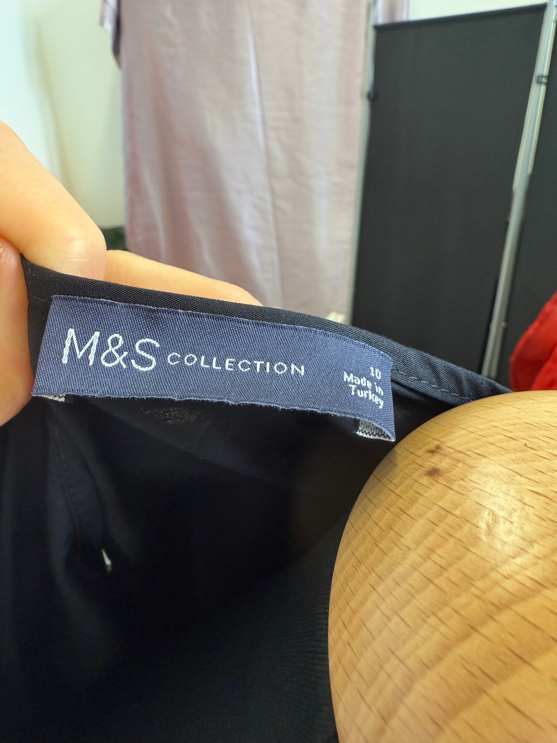 M&S loose peplum style top