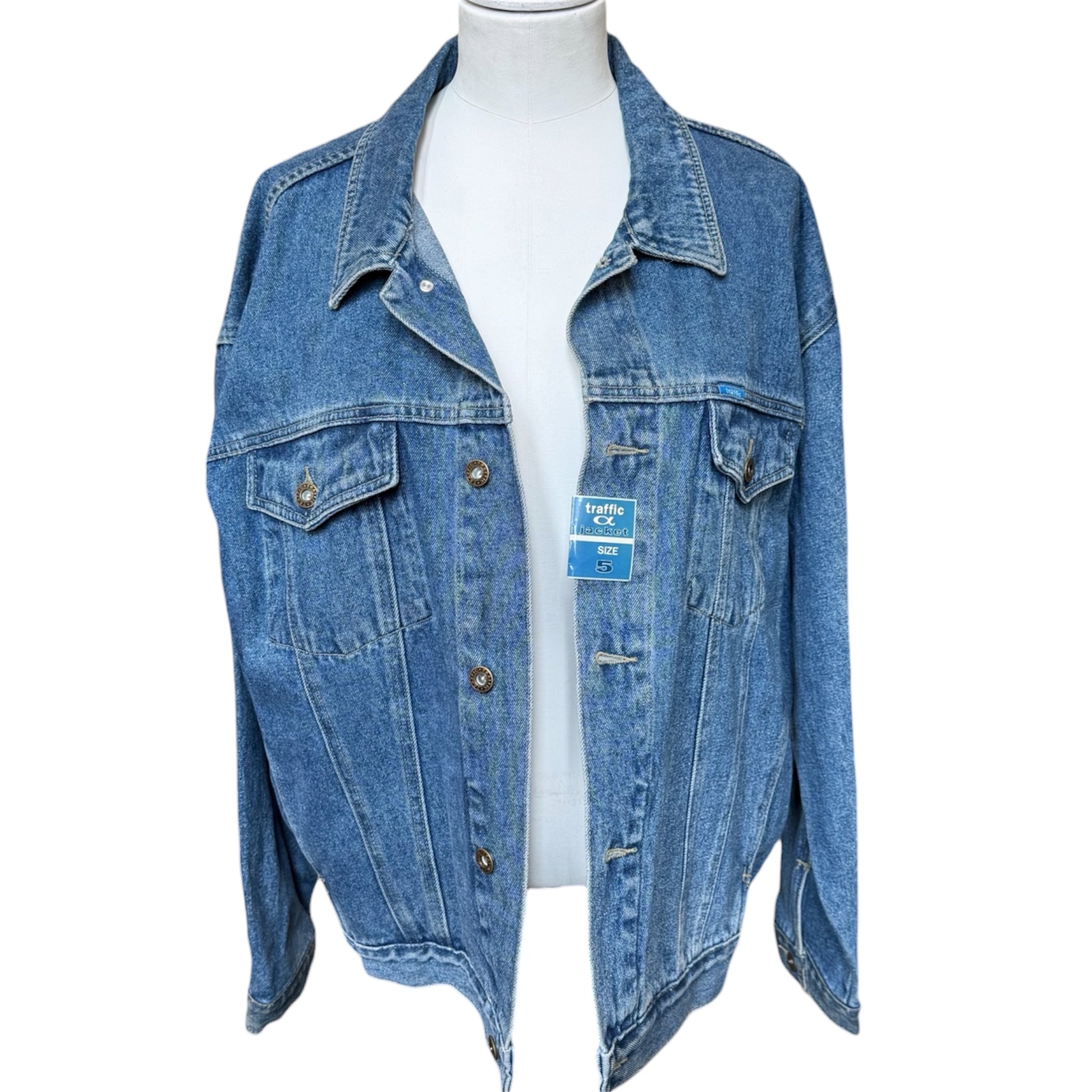 Traffic vintage oversize denim jacket