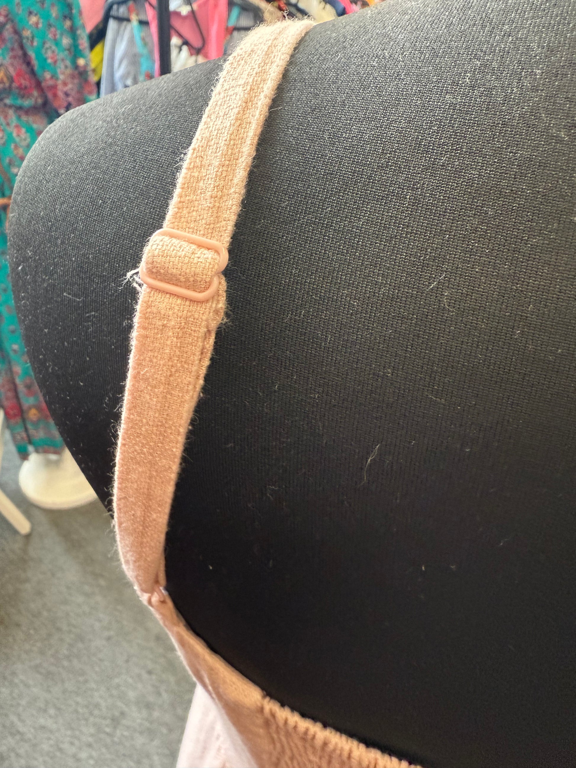 Vila Clothing pink button dress