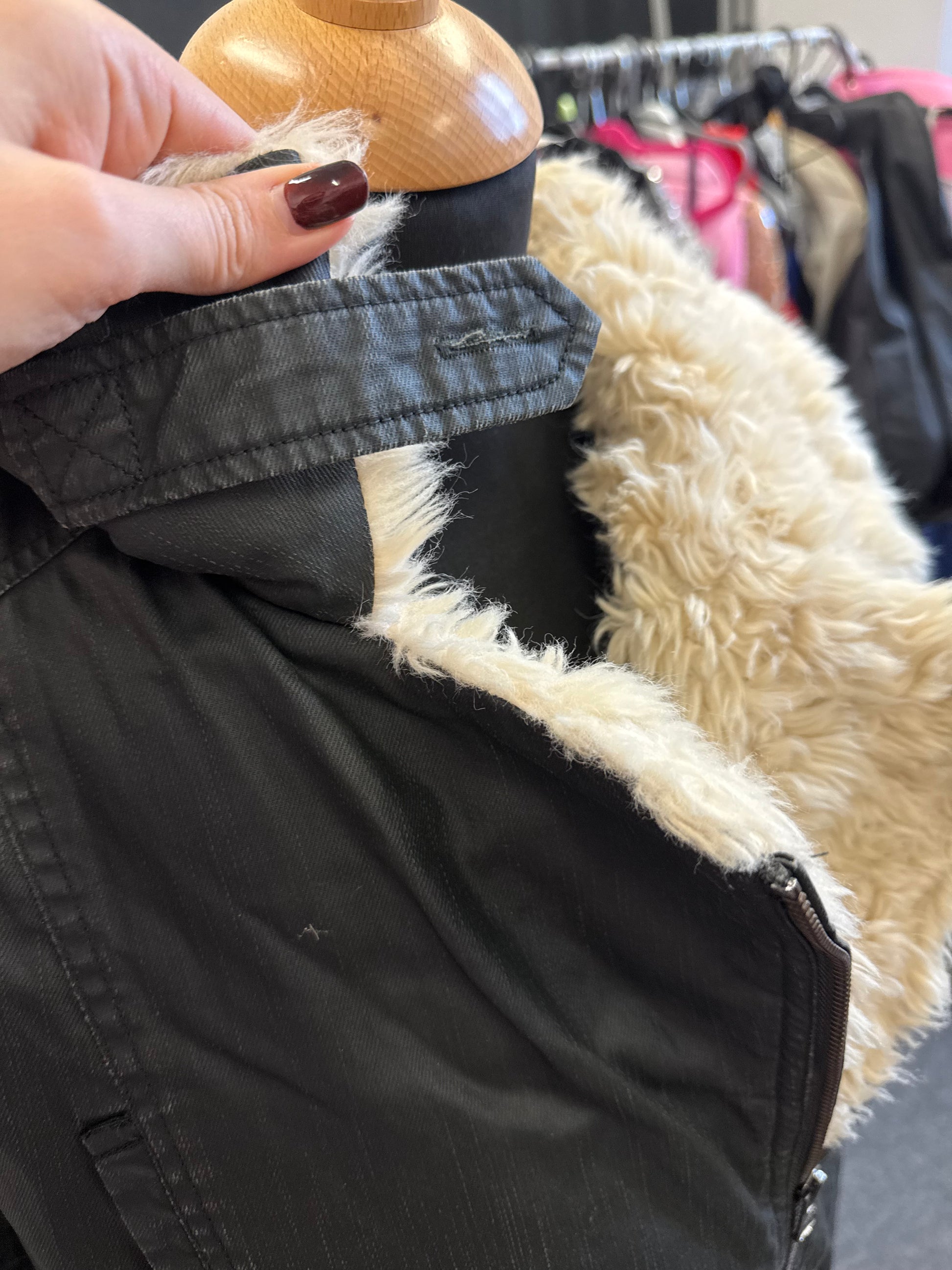 Marks & Spencer fur collared jacket