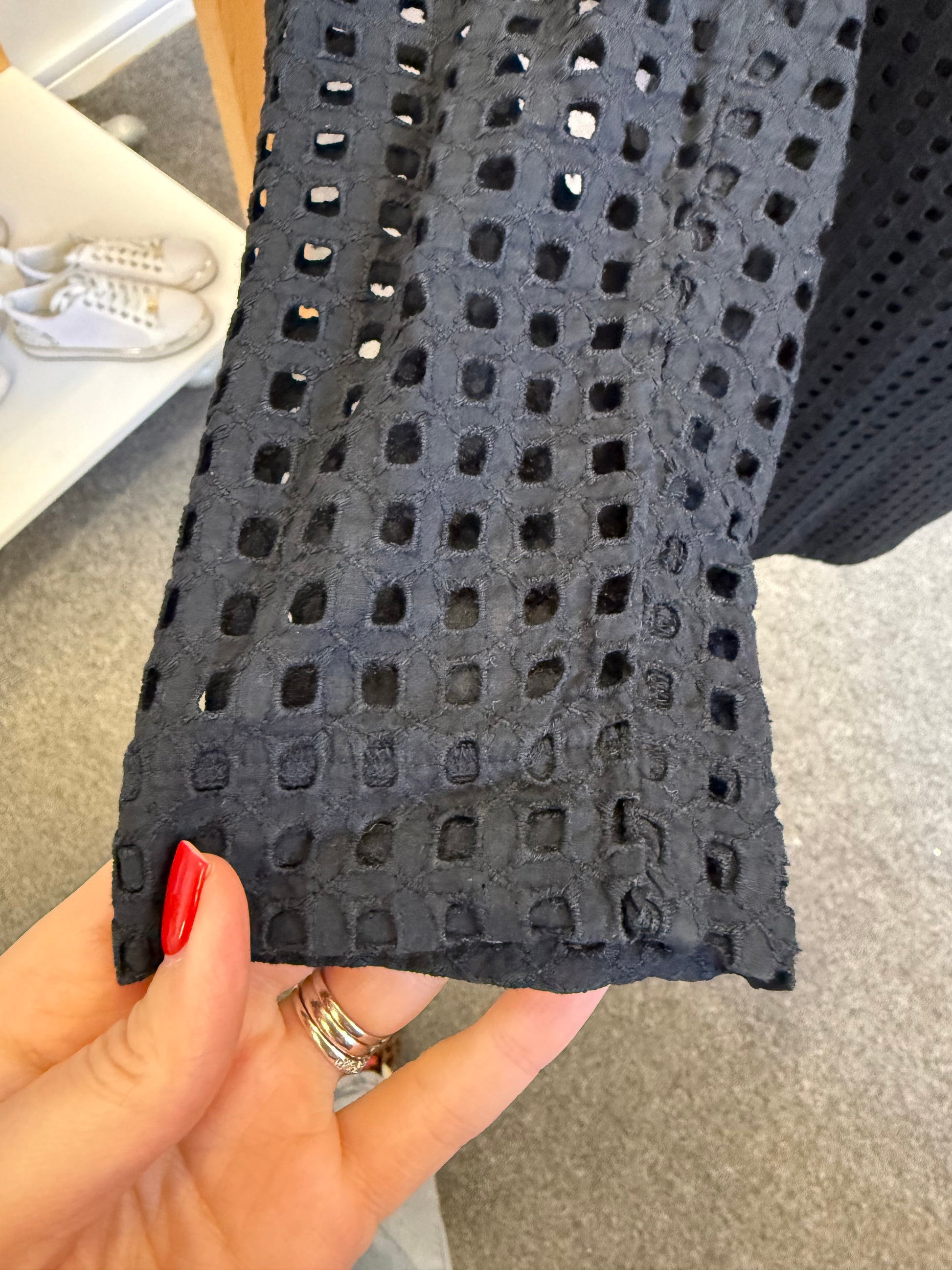 Next long sleeved cut out mini dress