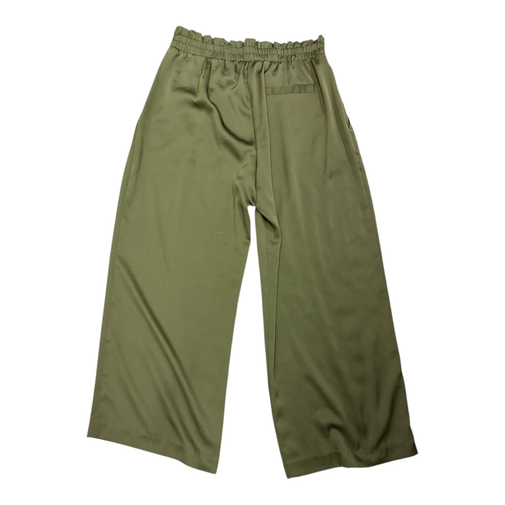 Next khaki high waist wide trousers