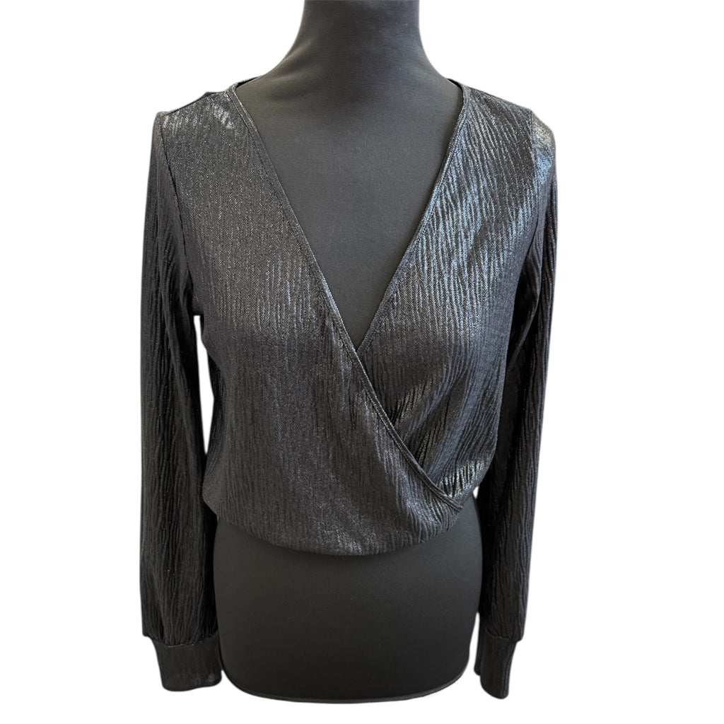 Zara long sleeved sparkle top