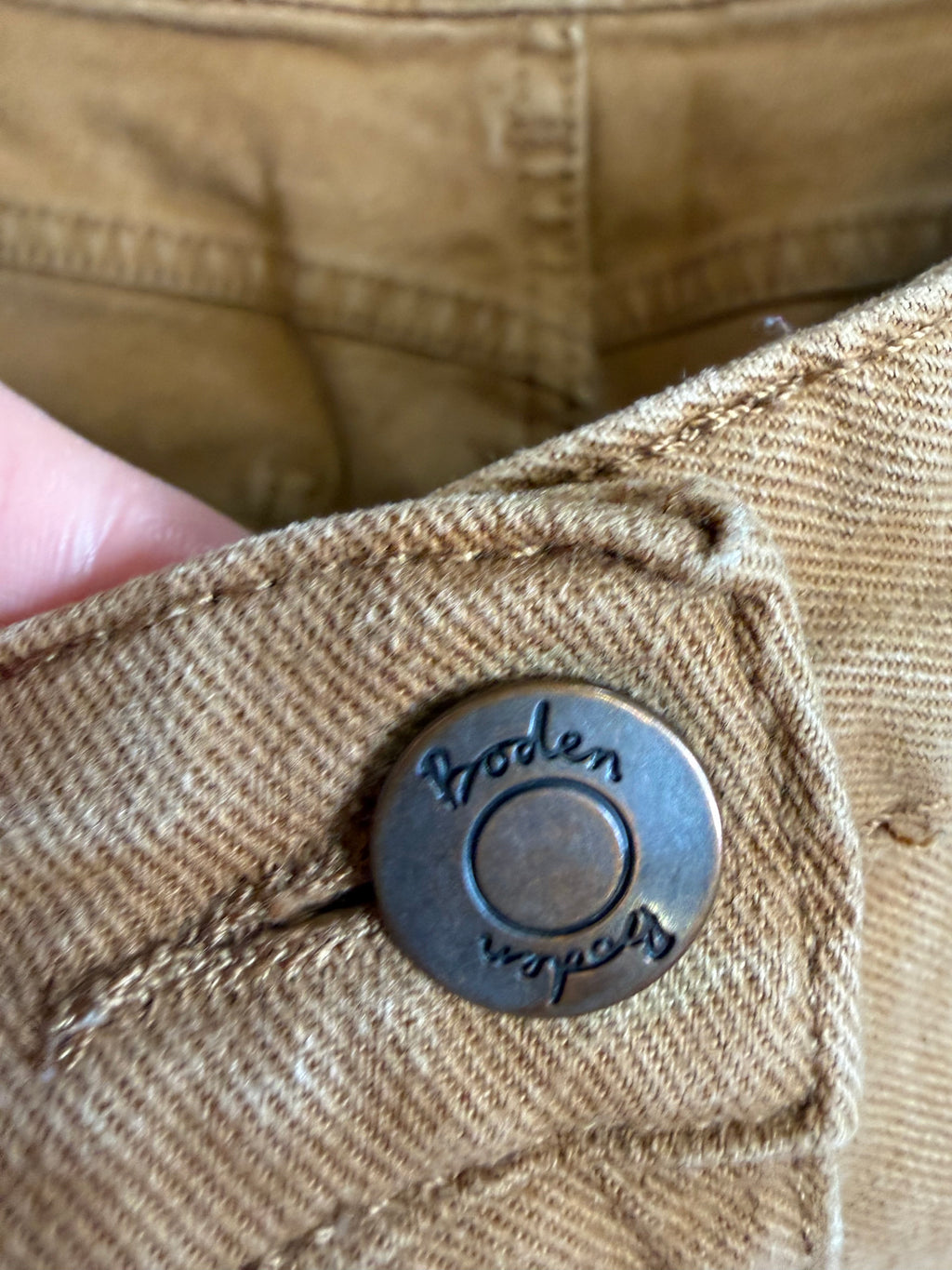 Boden light brown skinny jeans