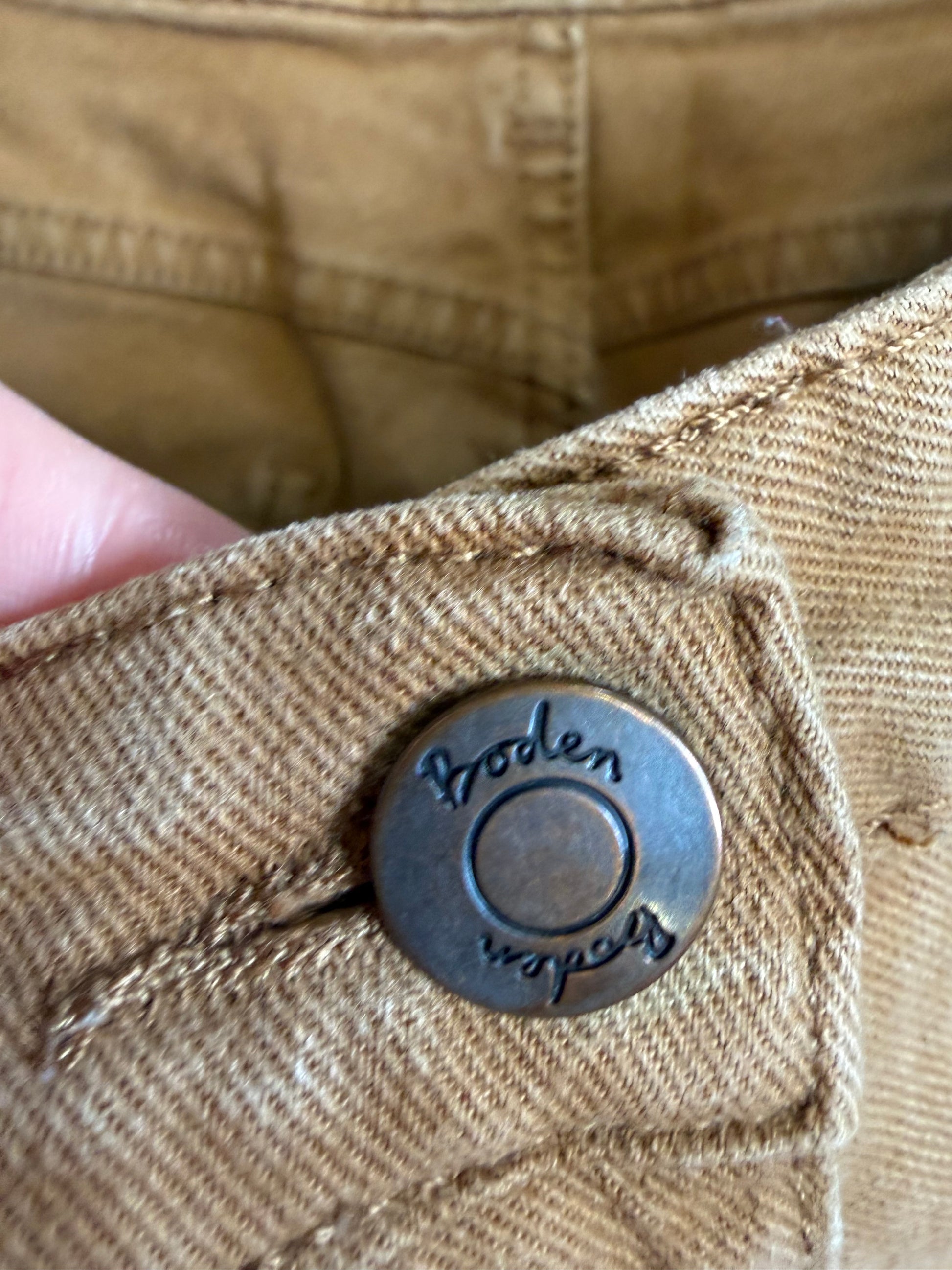 Boden light brown skinny jeans