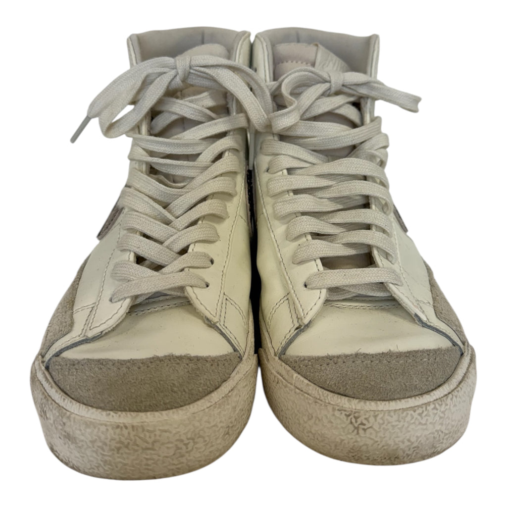 Nike snakeskin tick high tops