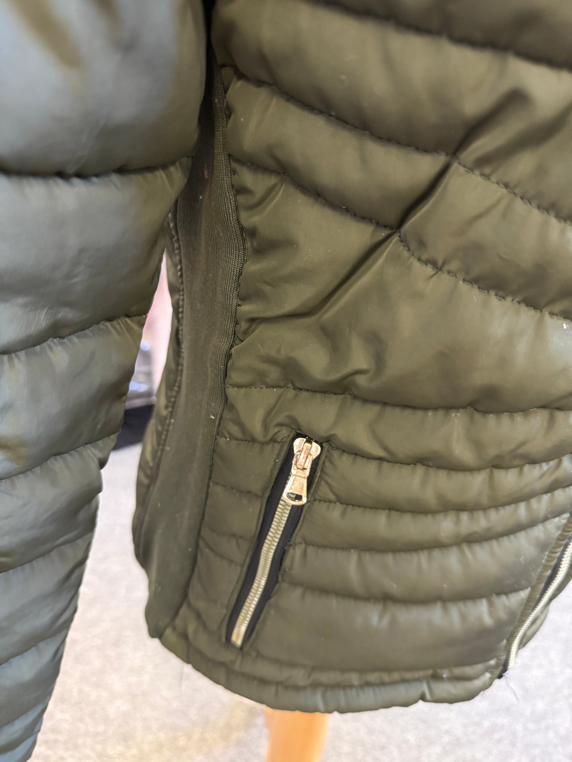 Zara reversible padded coat