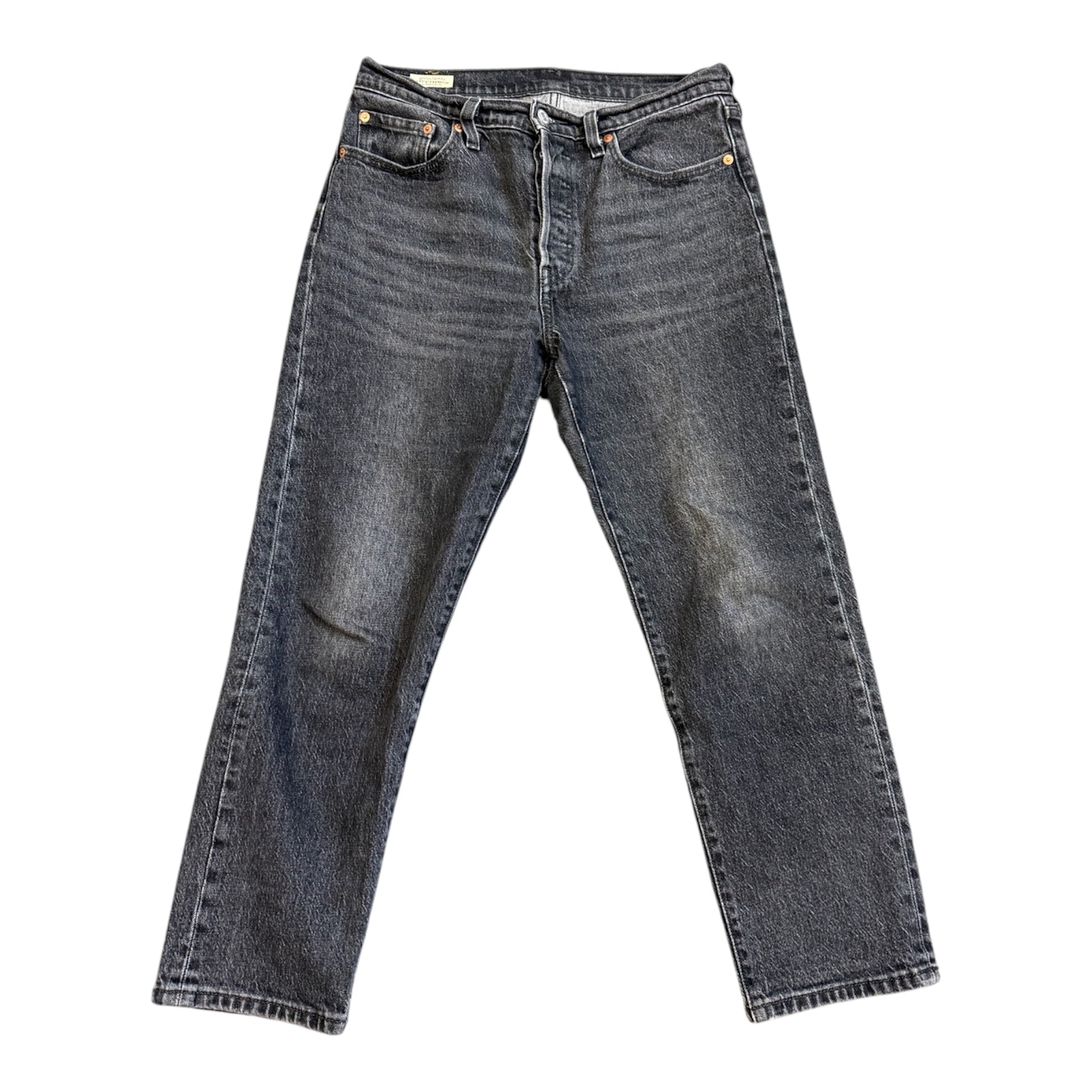 Levi’s vintage style button fly black skinny jeans