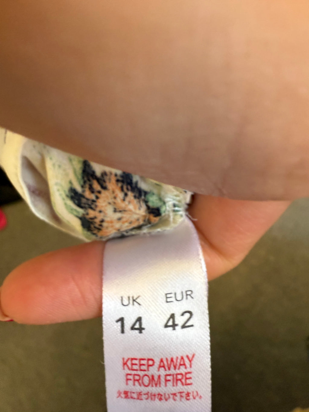 George long sleeve butterfly print blouse