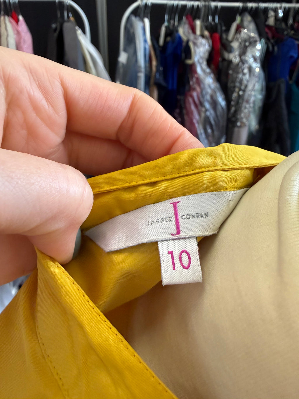 Jasper Conran yellow tie sleeveless blouse