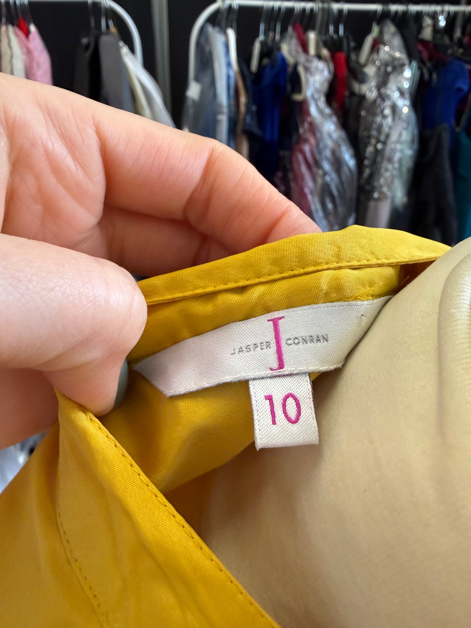 Jasper Conran yellow tie sleeveless blouse