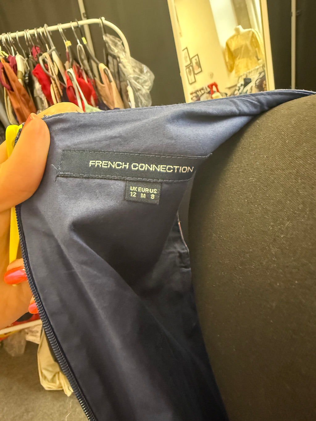 French Connection sleeveless occasion mini dress