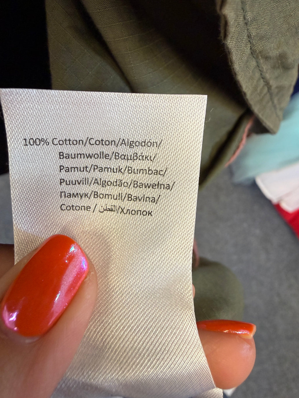 Animal khaki drawstring waist longline coat