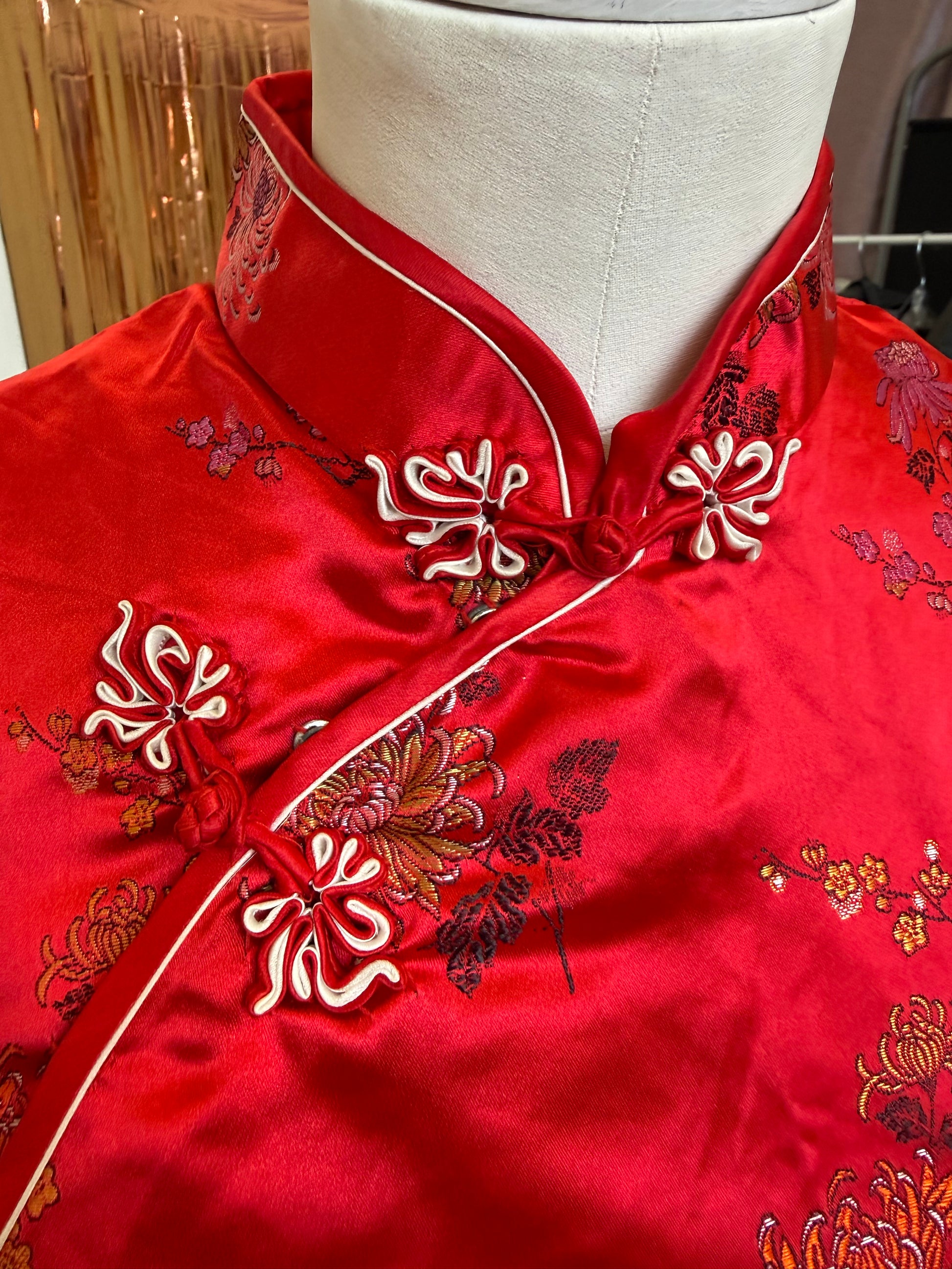 Vintage Chinese high neck top