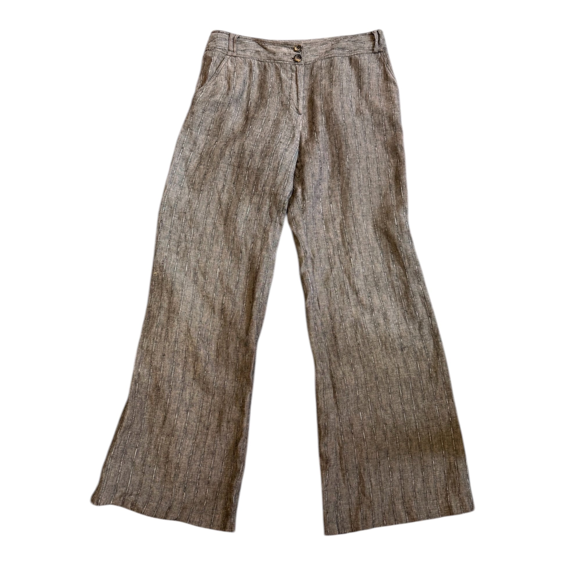 M&S brown wide leg trousers
