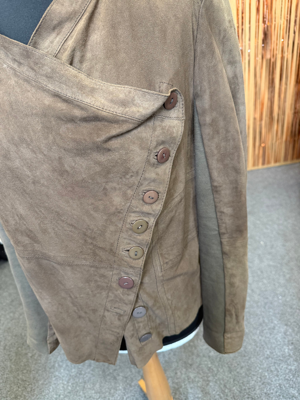 Vintage Onstage Denmark brown button jacket