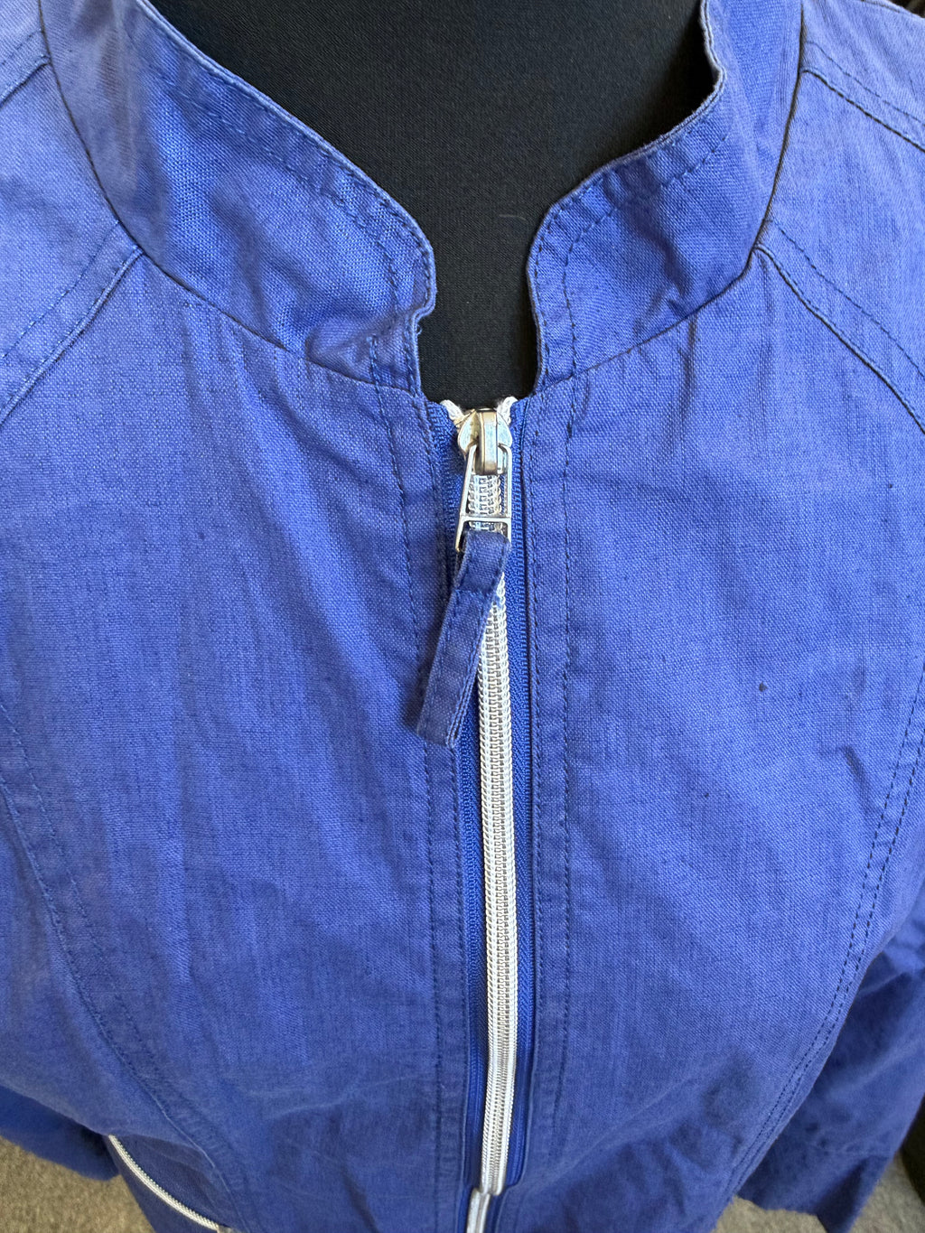 Oscar B blue lightweight jacket