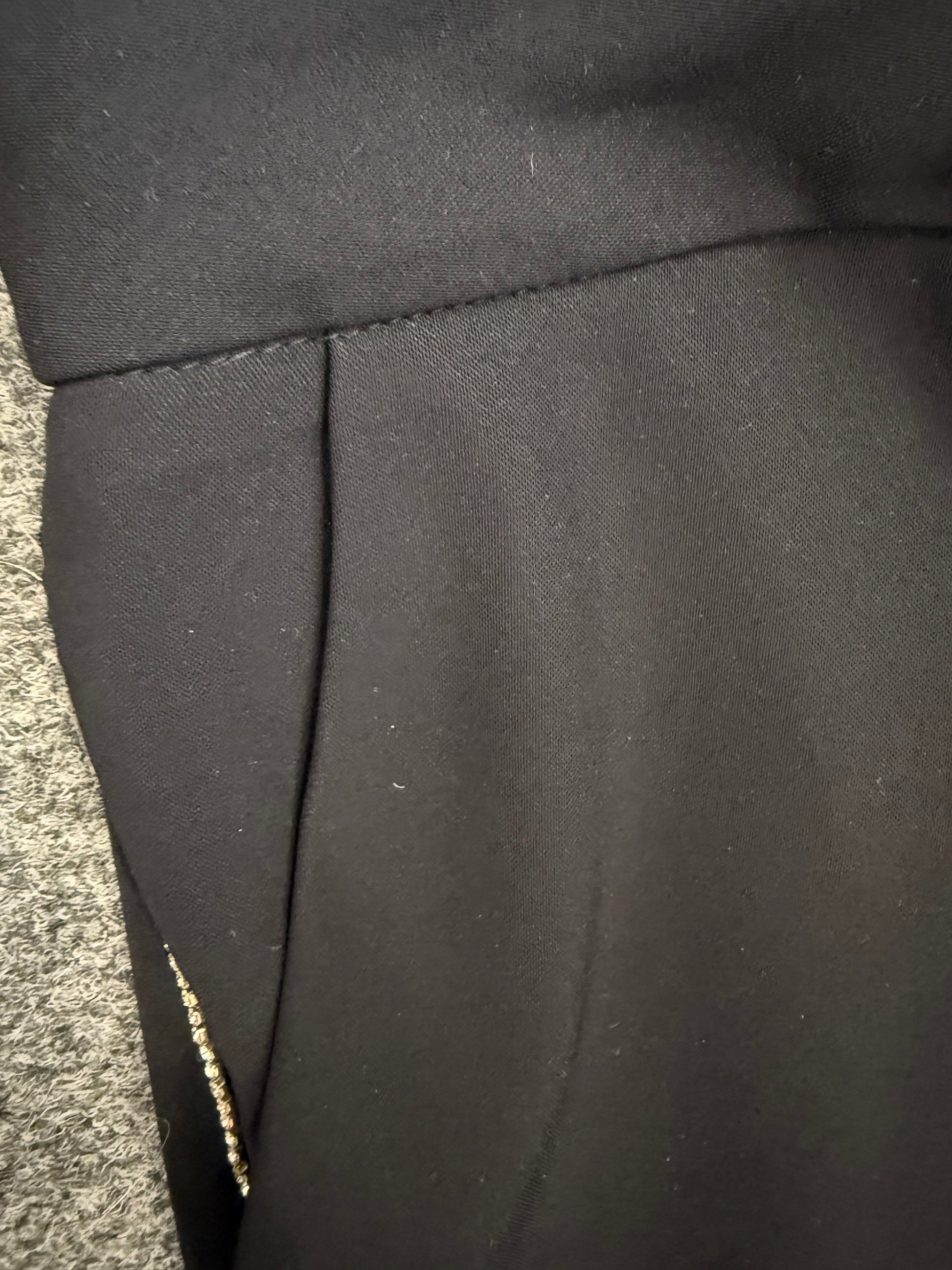 Topshop diamanté detail wide leg trousers